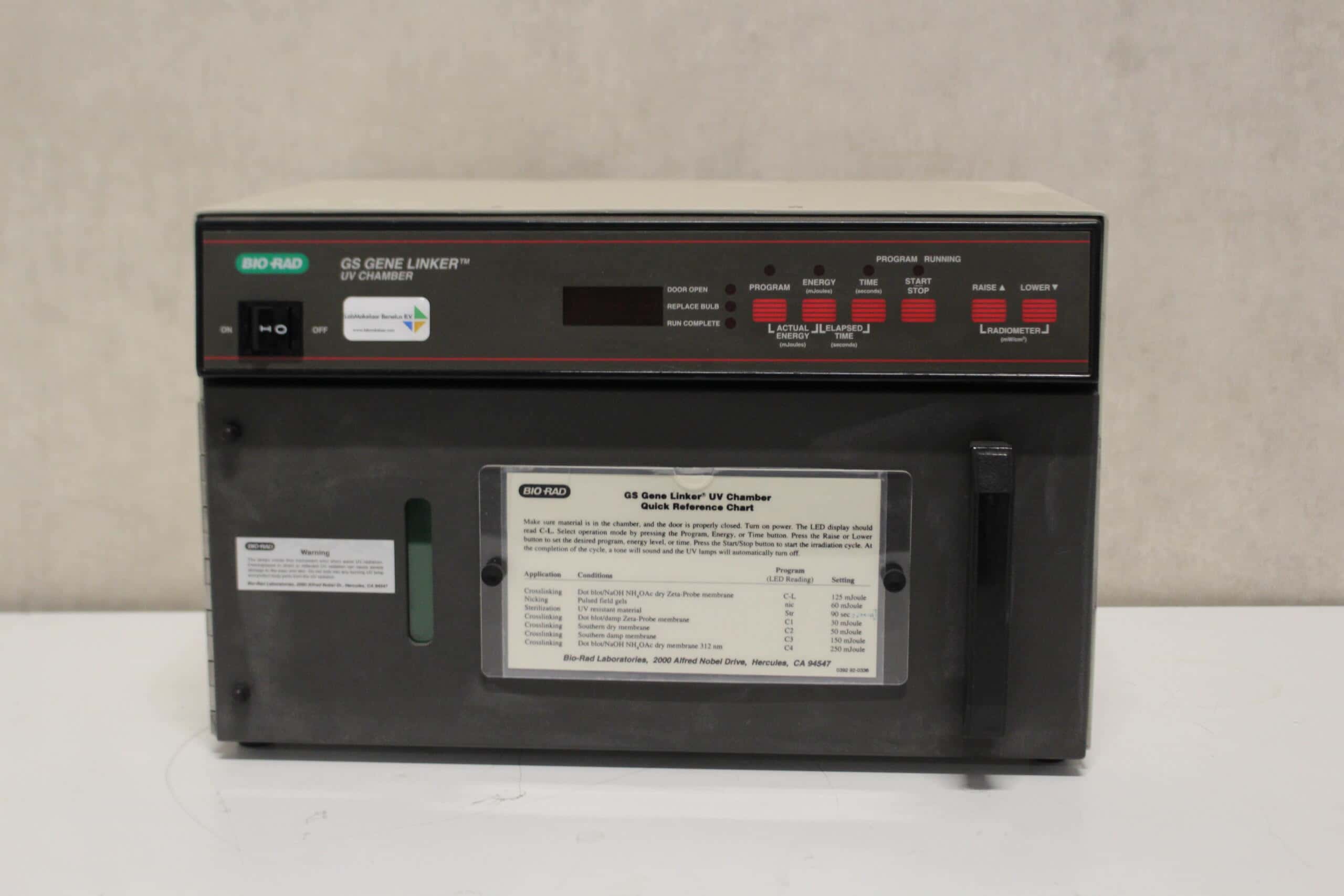 Bio-Rad GS Gene Linker UV Chamber