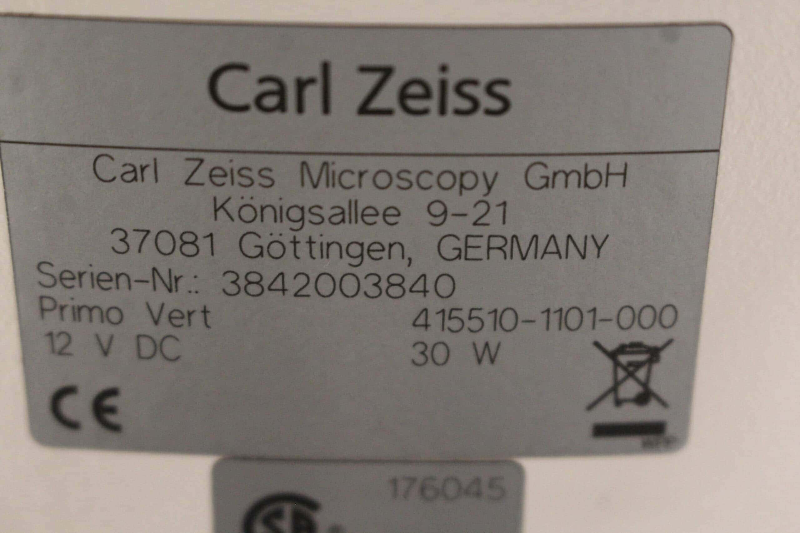 Zeiss Primovert Inverted Micoscope, image 8
