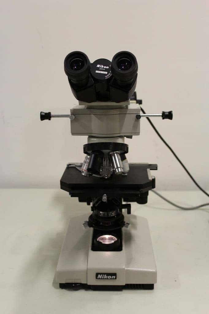 Nikon Labophot Binocular Fluorescence Microscope