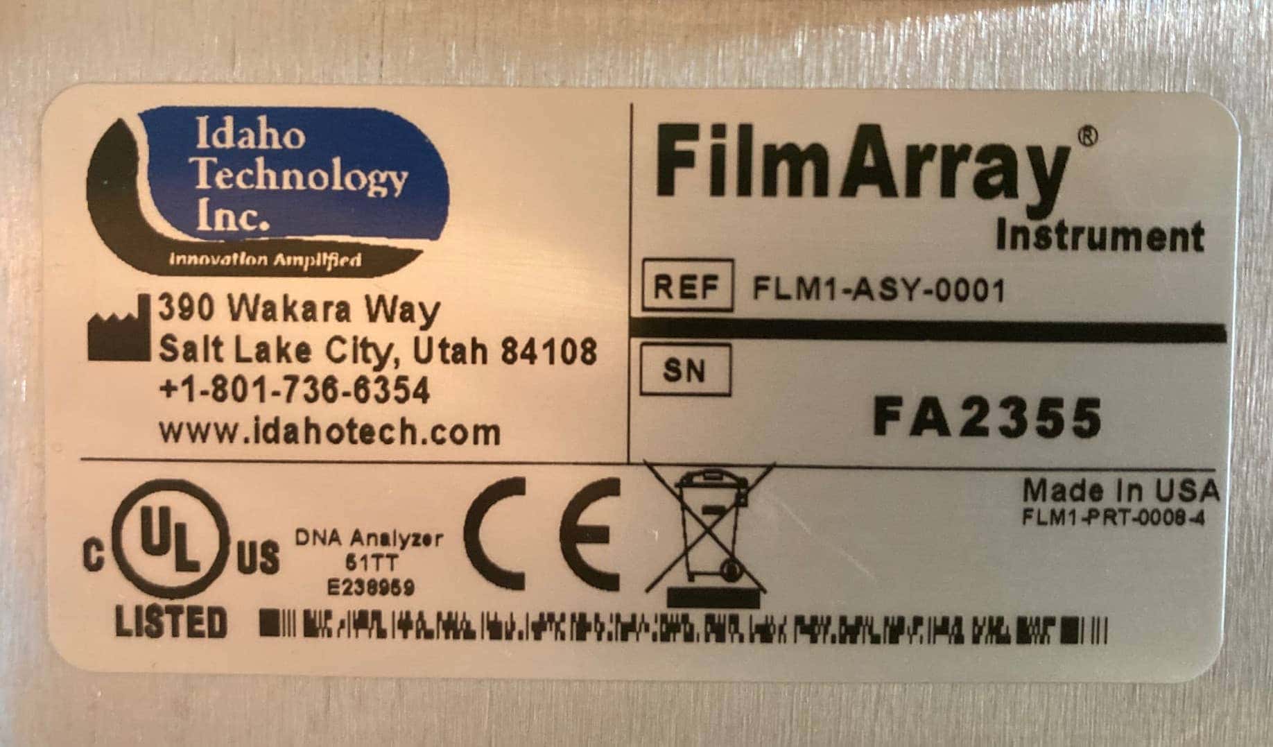 BioFire FilmArray PCR System (Idaho Technology), image 5