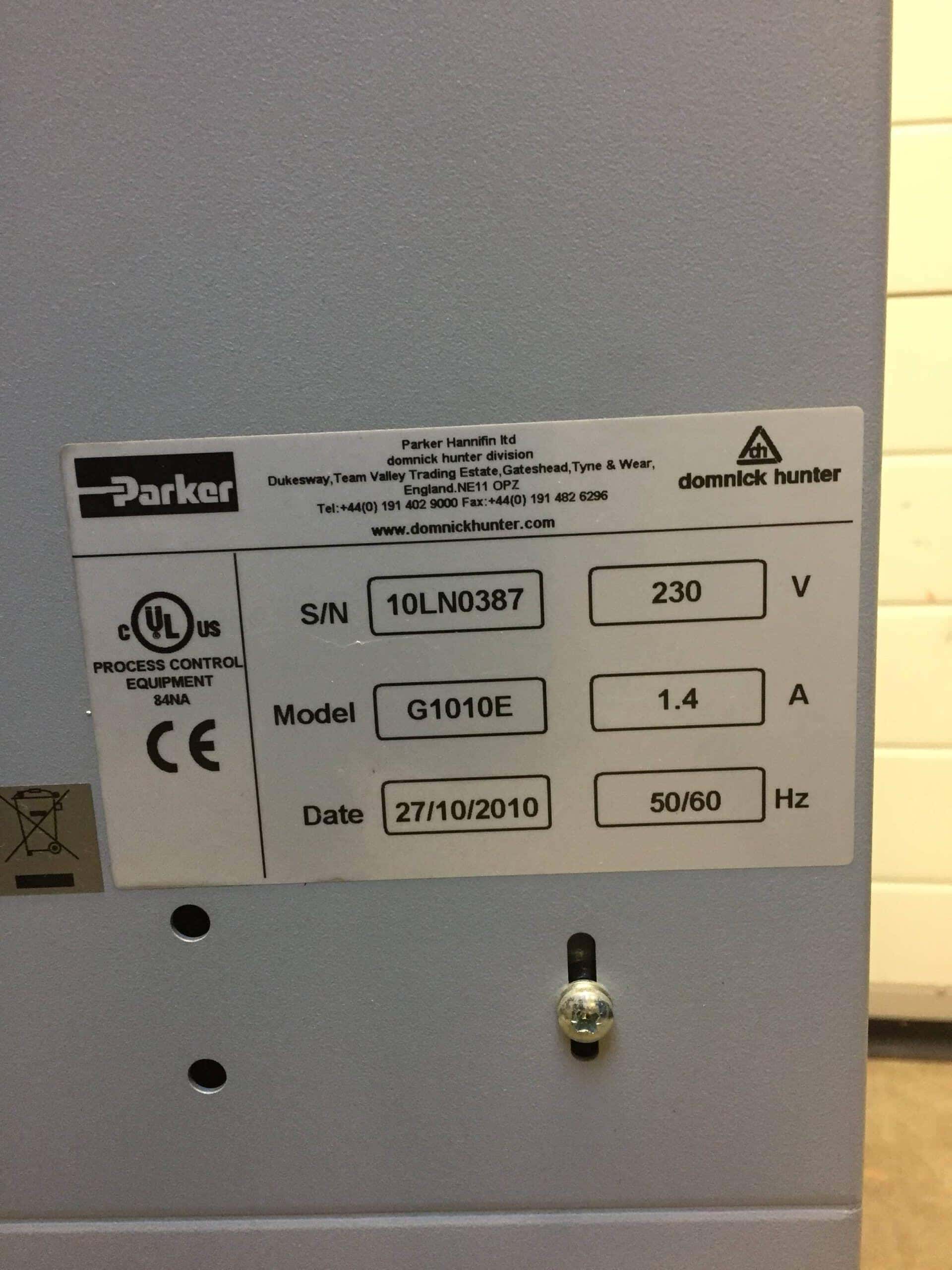 Parker G1010E Nitrogen Generator, image 5