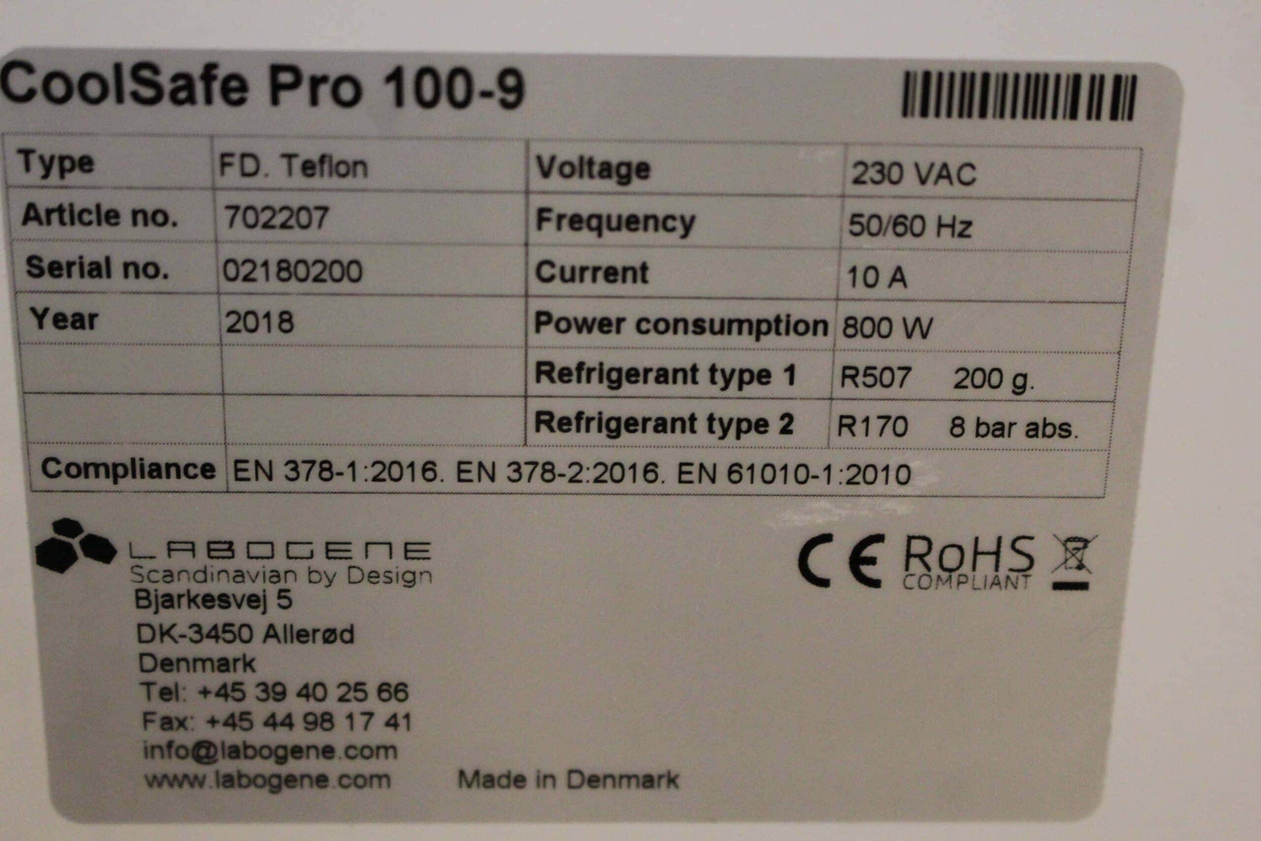 LaboGene CoolSafe Pro 100-9 Freeze Dryer, image 3