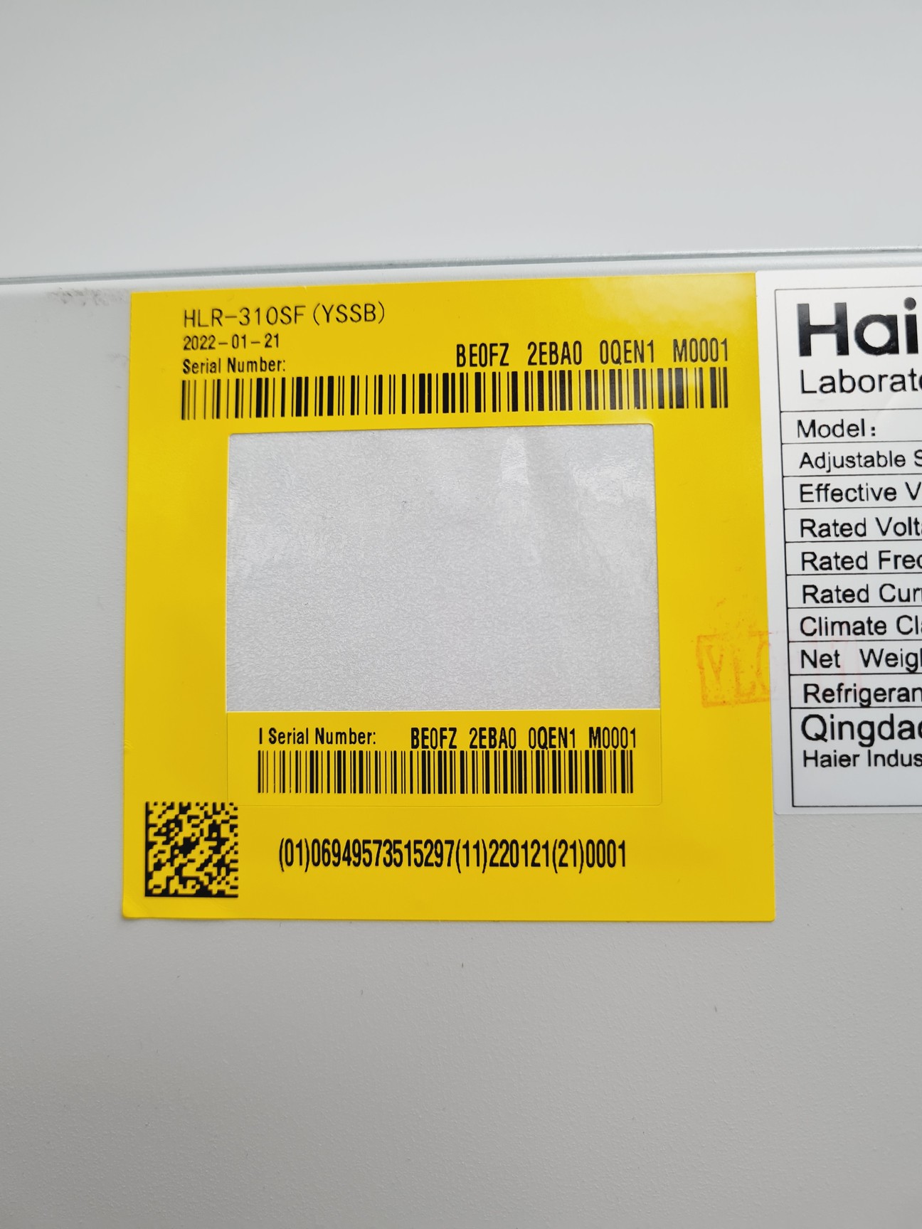 Haier Biomedical HLR-310SF Spark-Free Laboratory Refrigerator, image 6
