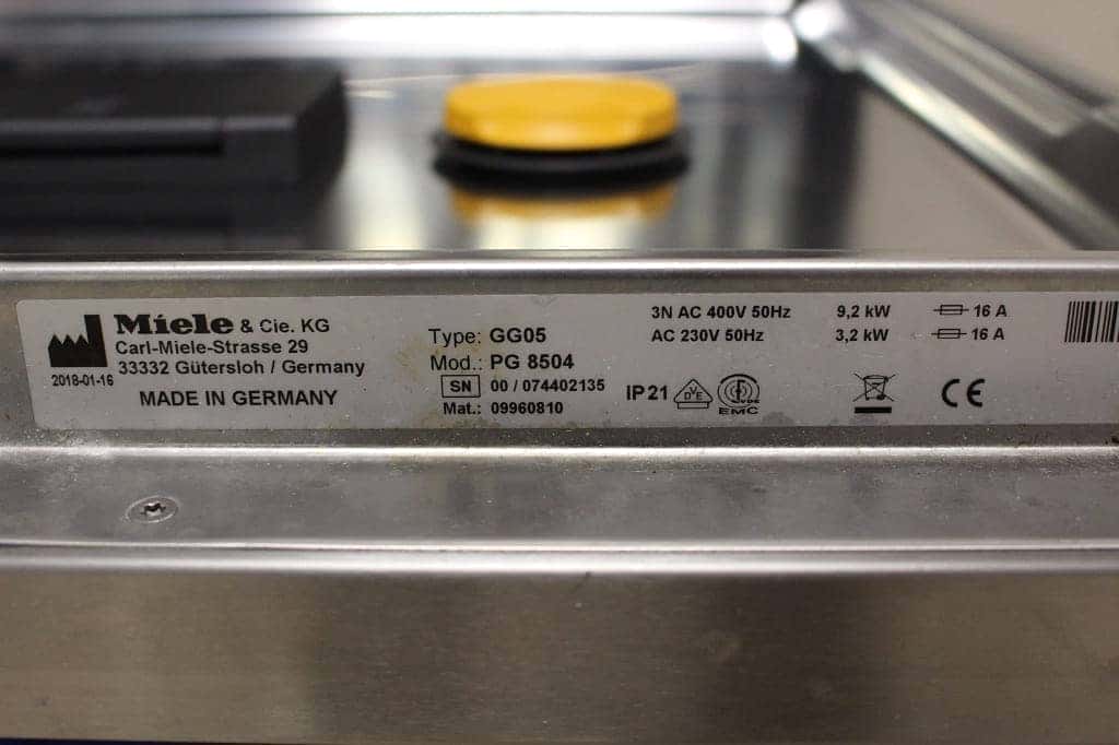 Miele PG 8504 Laboratory Dishwasher, image 5