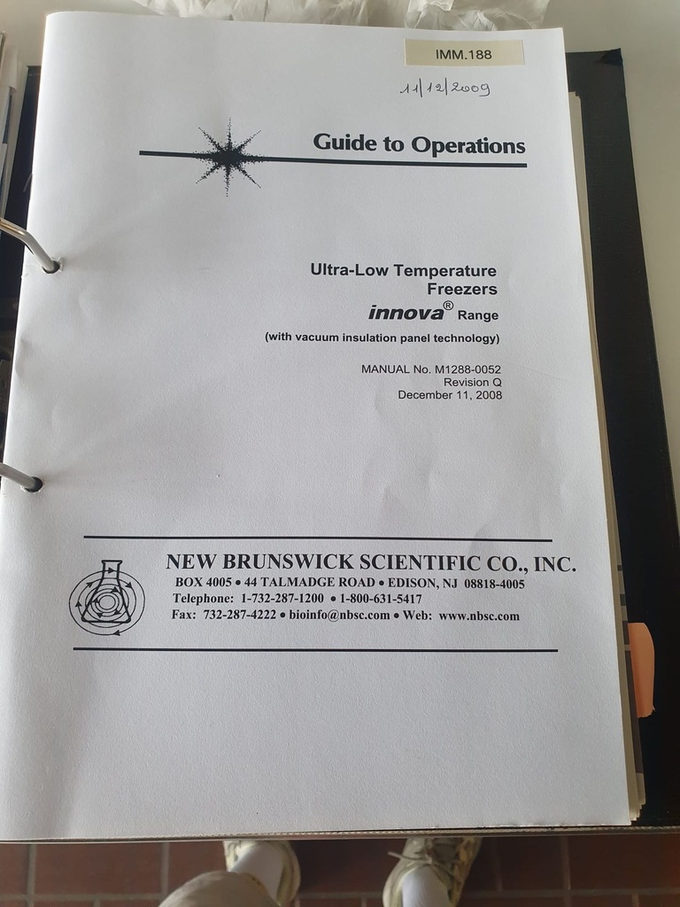 New Brunswick Innova U725 Ultra-Low Temperature Freezer, image 3