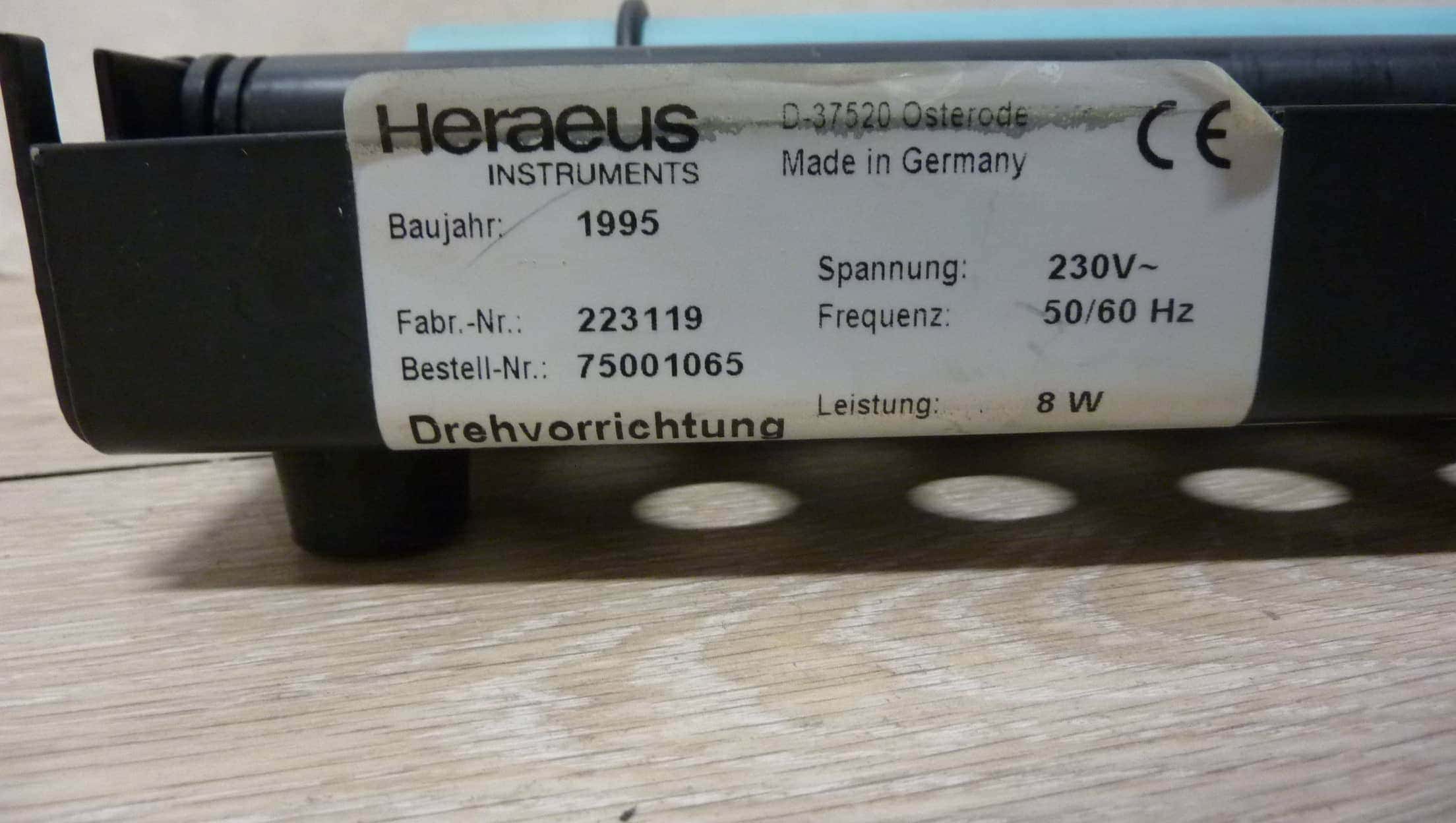 Heraeus Mini Perm RA40 Roller Mixer, image 5