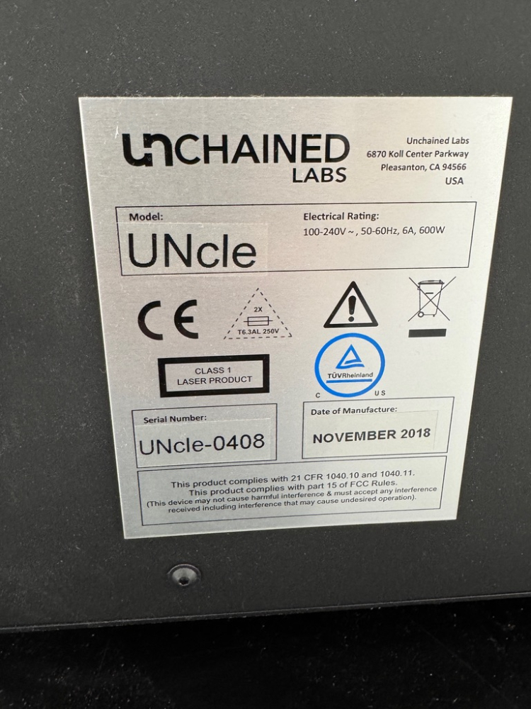 Unchained Labs Uncle Protein Stability Analyser, image 4
