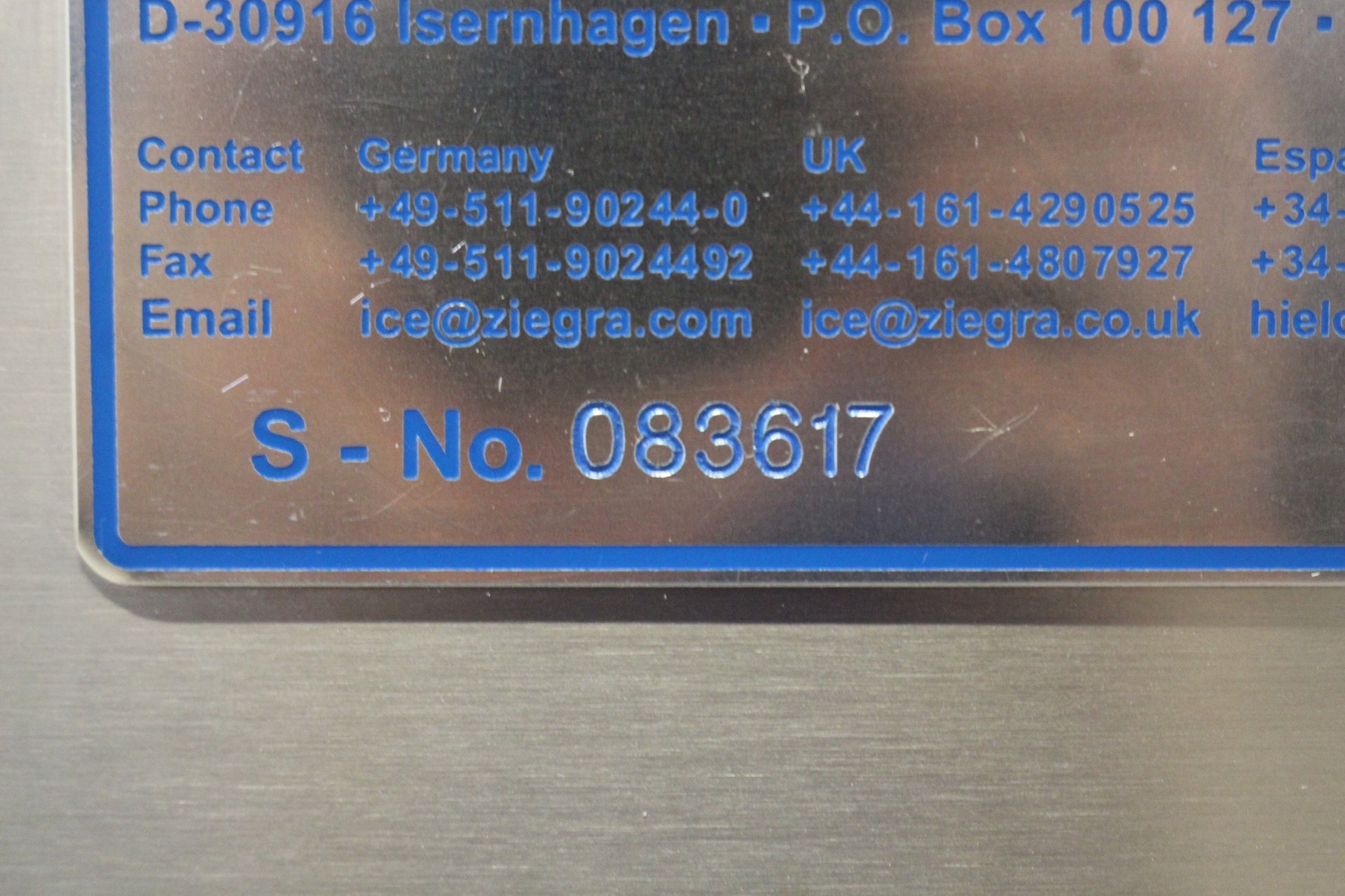 Ziegra ZBE 70-100 Ice Chip Machine, image 3