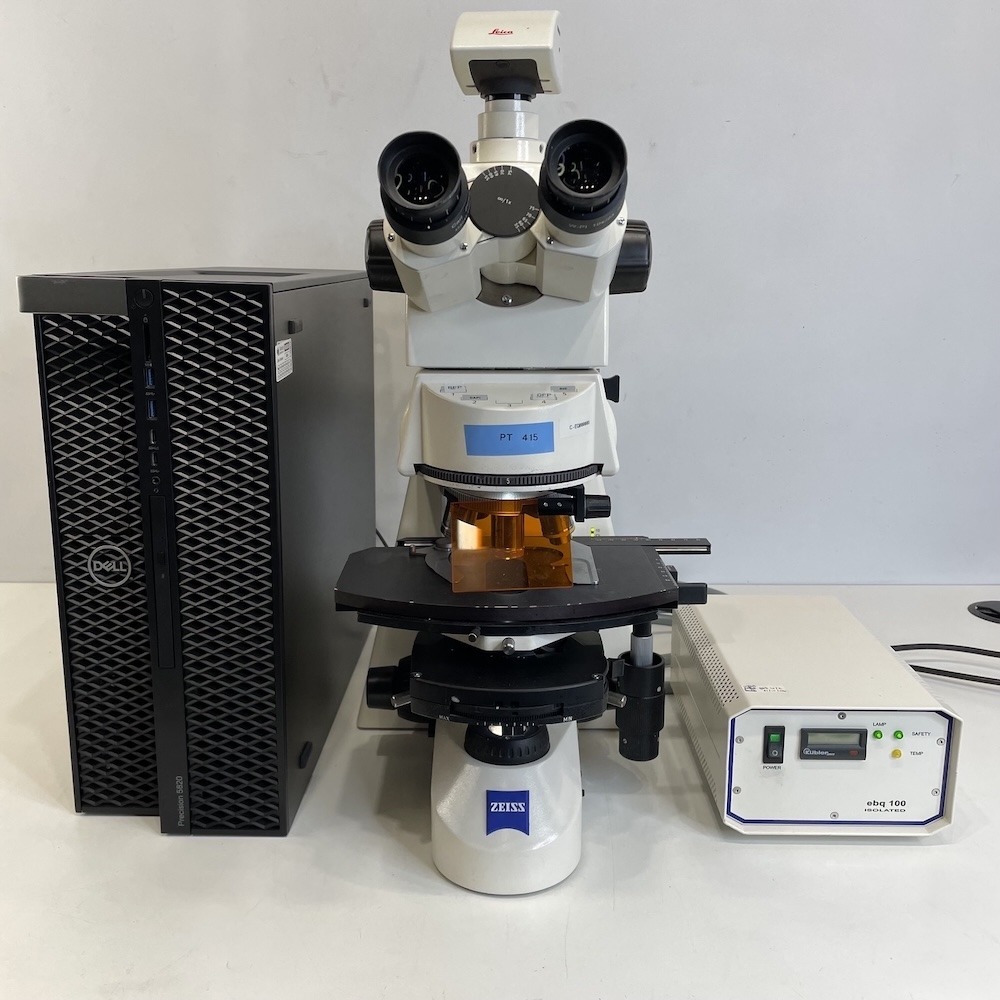 Zeiss Axioskop 2 Upright Fluorescence Microscope System RFP DAPI GFP DIC, image 2