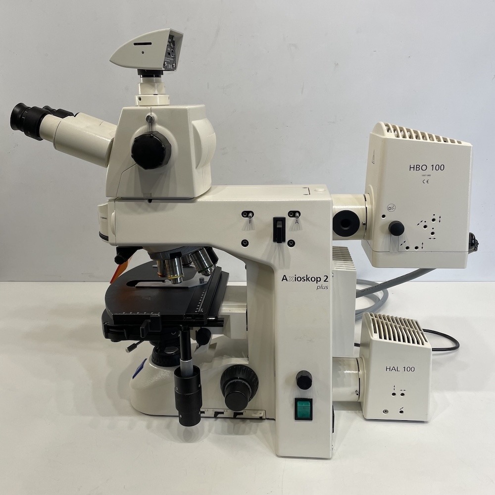 Zeiss Axioskop 2 Upright Fluorescence Microscope System RFP DAPI GFP DIC, image 9