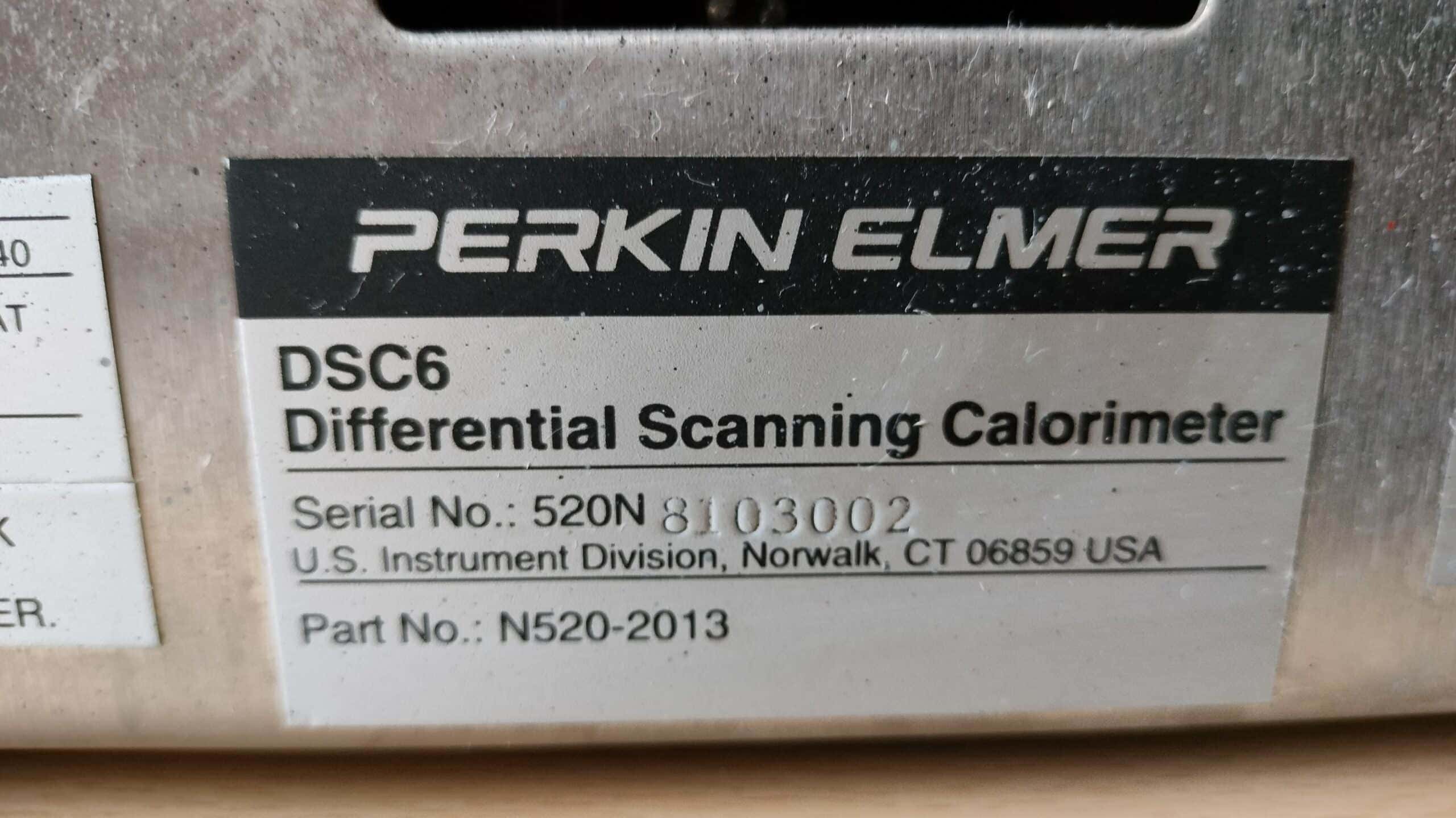 PerkinElmer DSC 6 Differential Scanning Calorimeter, image 2