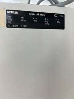 Mettler Toledo AE260 DeltaRange Analytical Balance, image 3