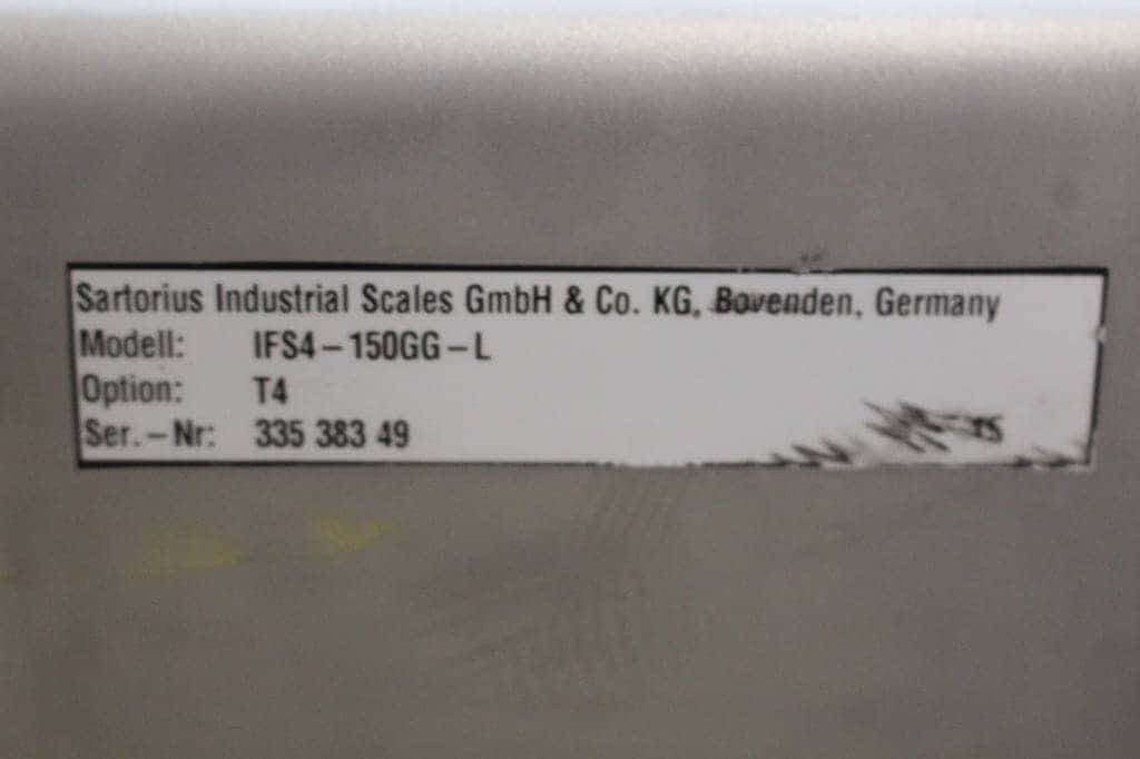 Sartorius IFS4-150GG Scale, image 2