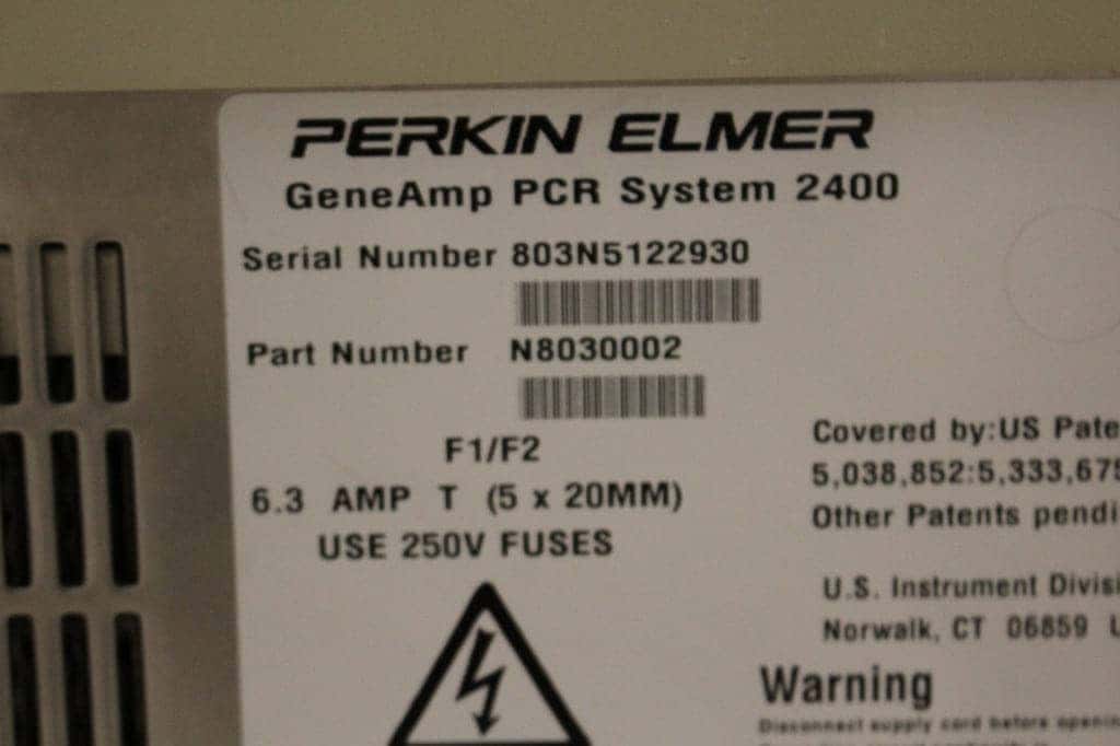 PerkinElmer GeneAmp PCR System 2400 Thermal Cycler, image 5