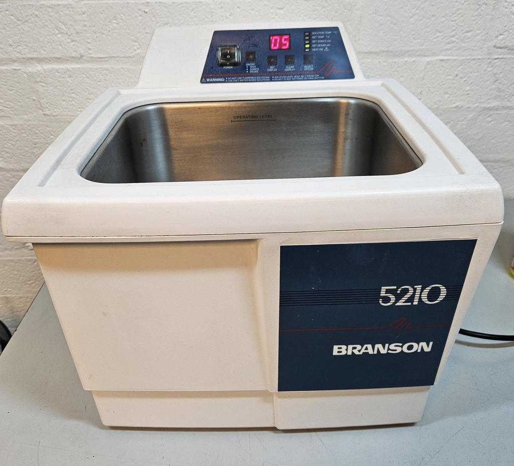 Branson 5210E DTH Ultrasonic Cleaning Bath (9.5 L)