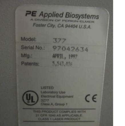 Applied Biosystems ABI Prism 377 DNA Sequencer, image 2
