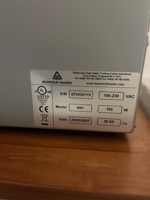 Parker Domnick Hunter 40H Hydrogen Generator, image 3