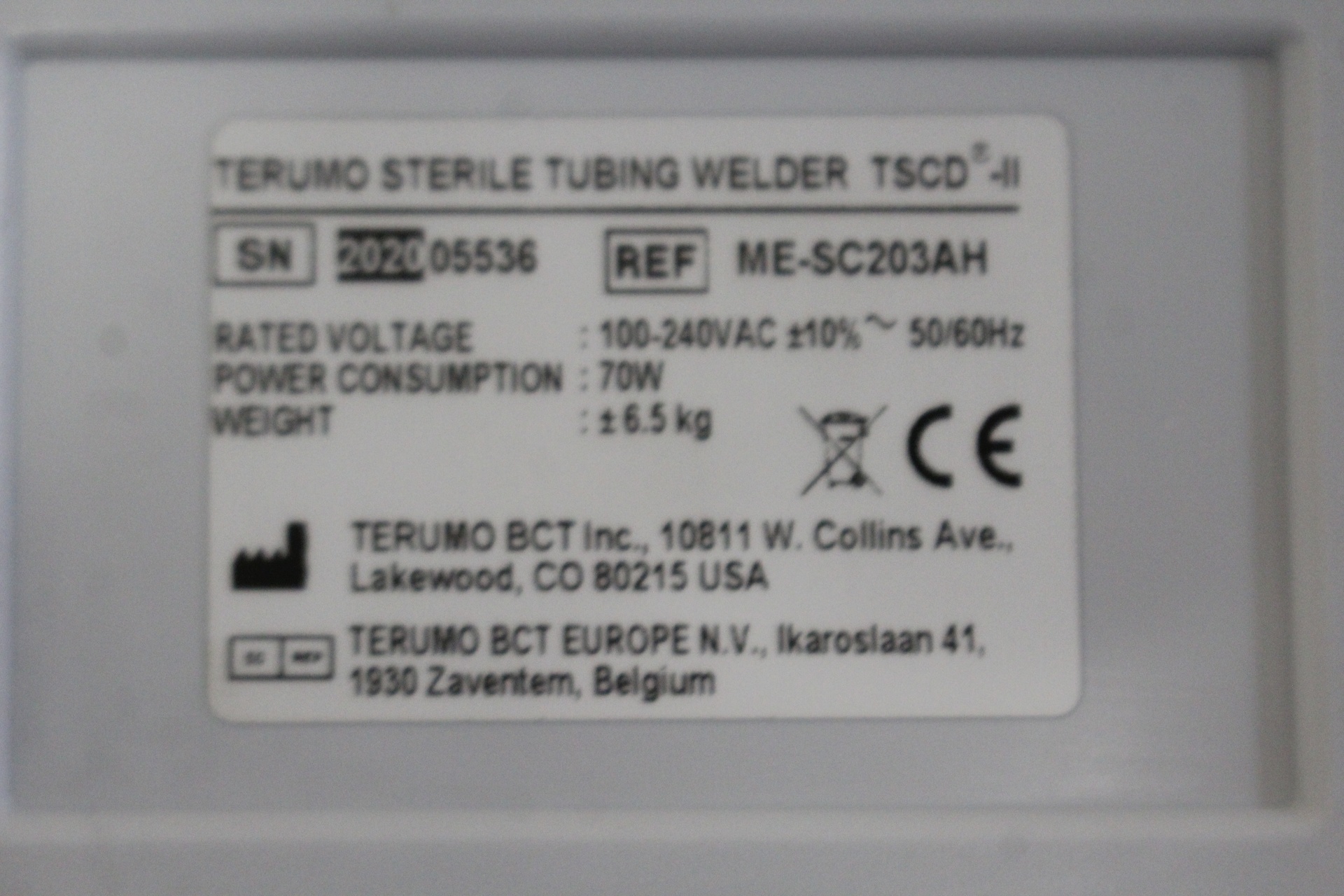 Terumo TSCD-II Sterile Tubing Welder, image 4