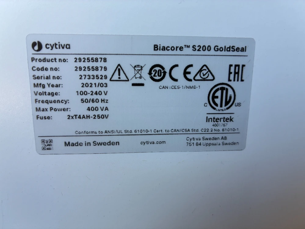 Cytiva Biacore S200 SPR Biosensor Analyser, image 2