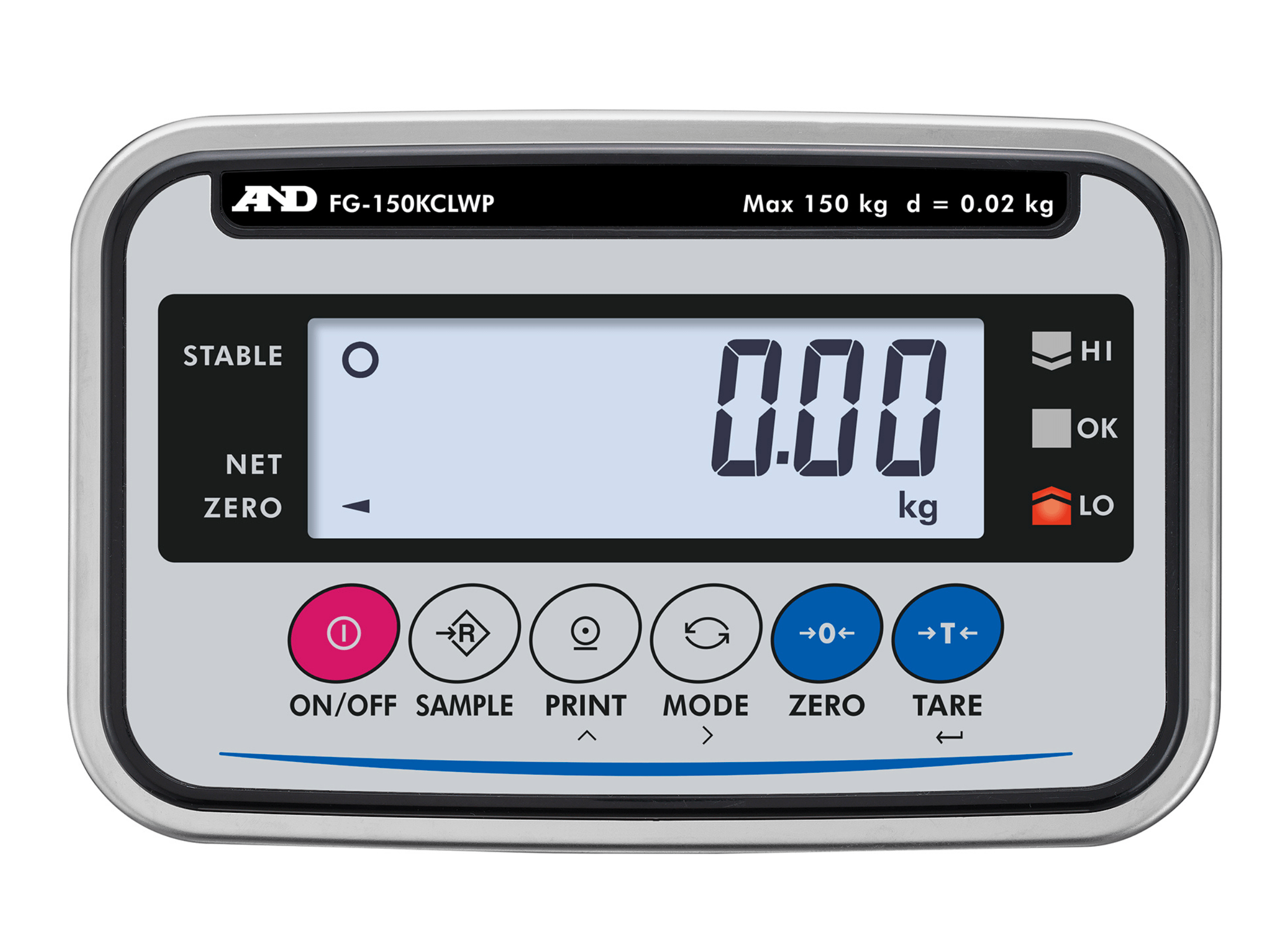A&D FG-150KCLWP Waterproof Platform Scale, image 4