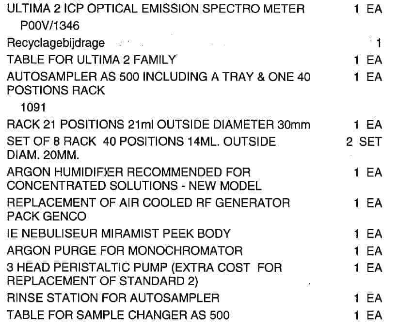 Horiba Scientific ULTIMA 2 ICP-OES Spectrometer, image 6