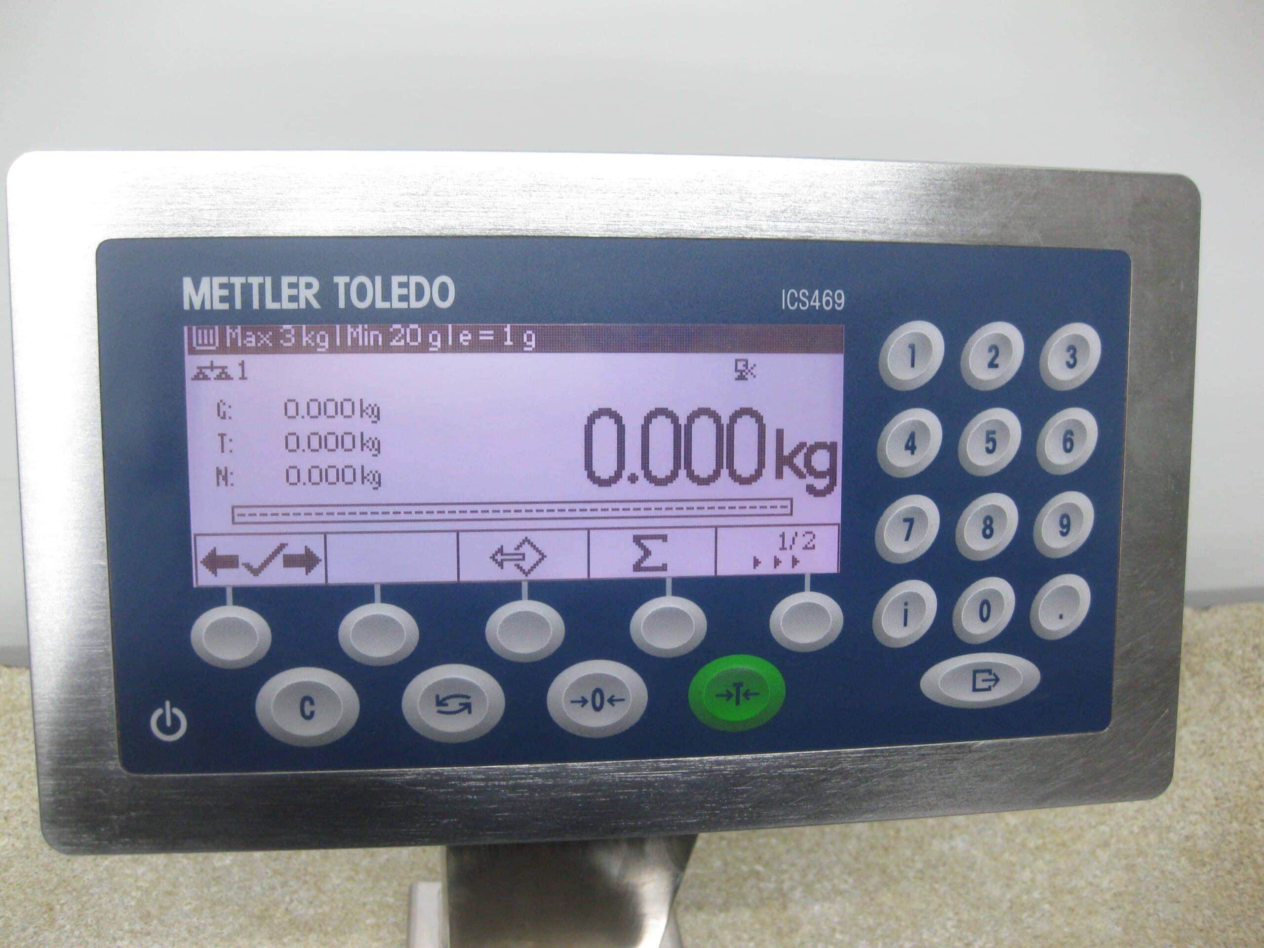 Mettler Toledo ICS 469g Bench Scale (3 kg x 1 g), image 3