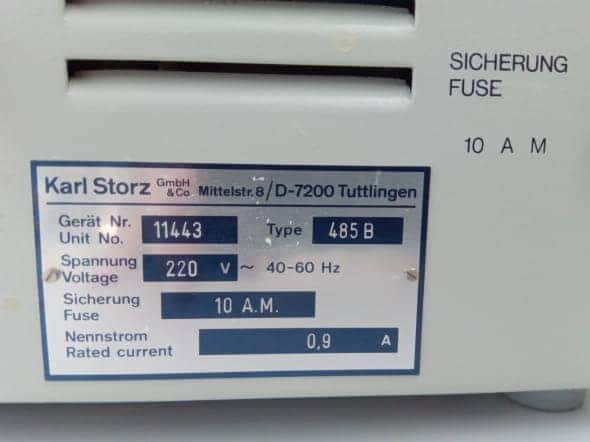 Karl Storz 485B Cold Light Source, image 4