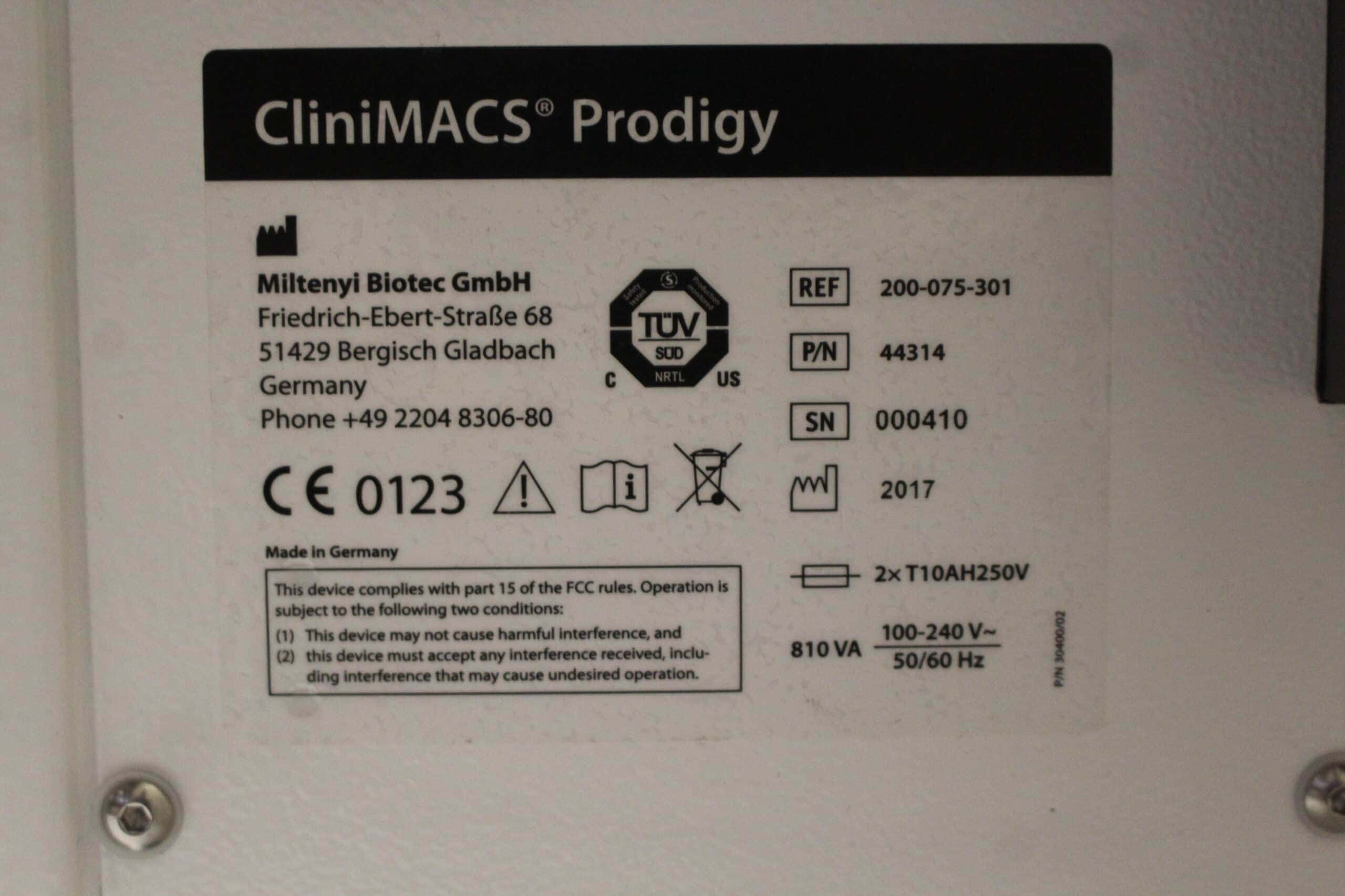 Miltenyi Biotec Prodigy CliniMACS Prodigy, image 4