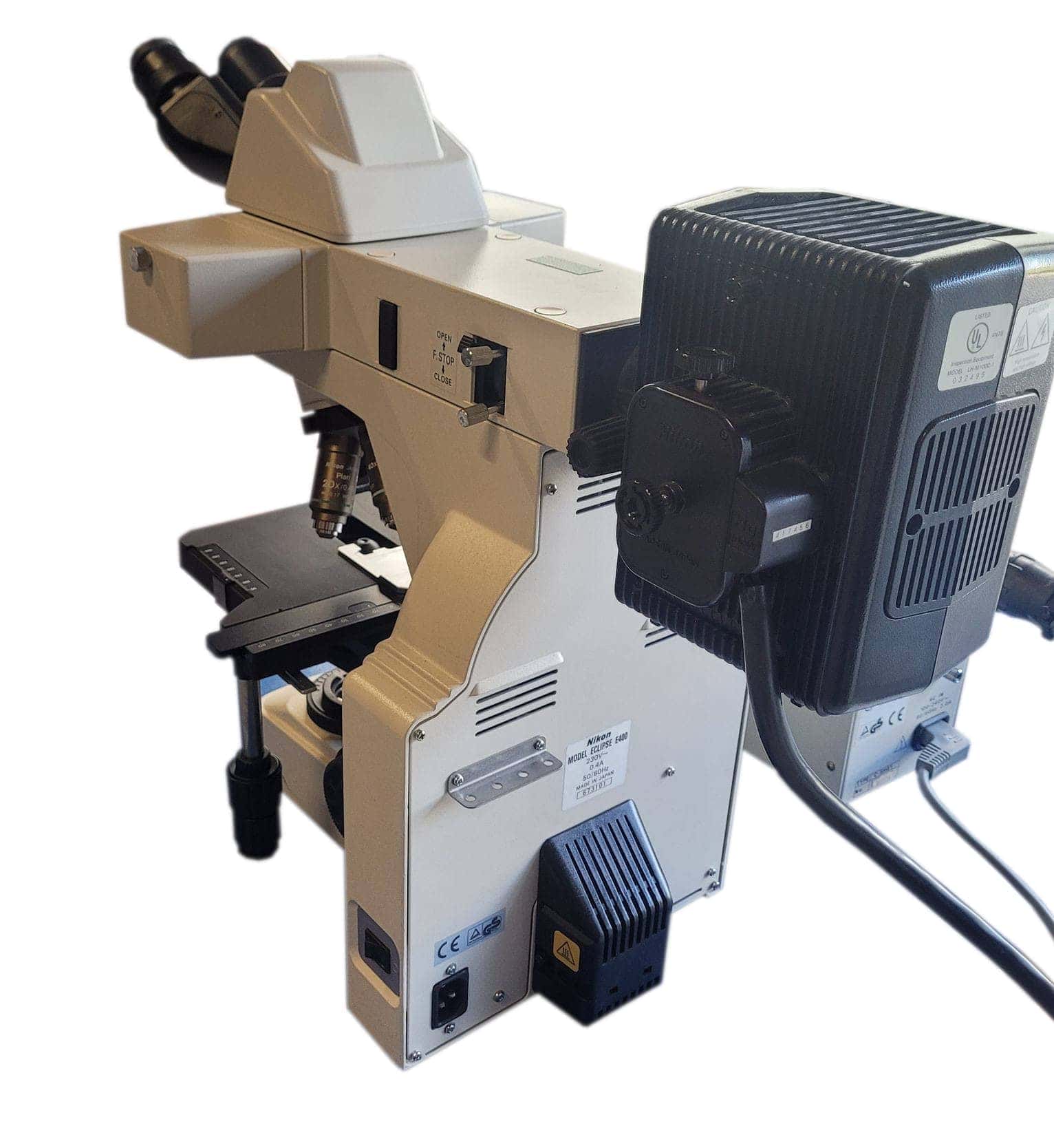 Nikon Eclipse E400 Binocular Fluorescence Microscope, image 4