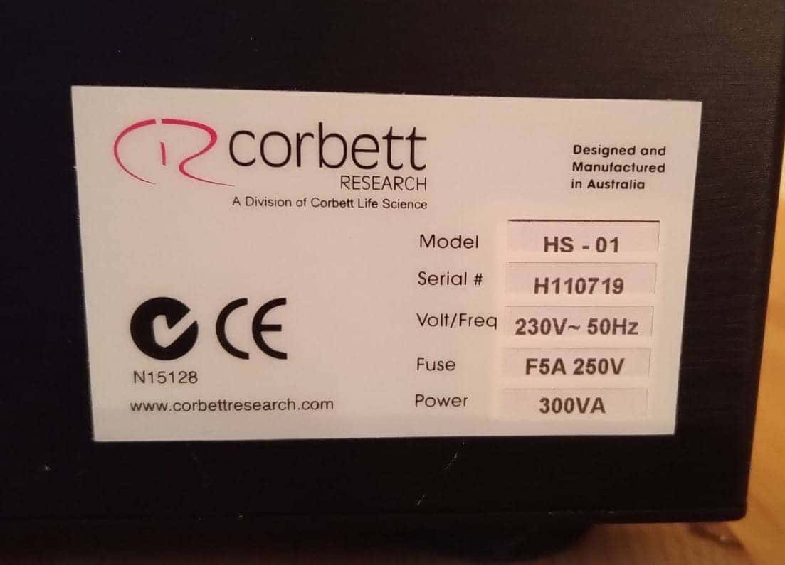 Corbett HS-01 Gene-Disk Heat Sealer, image 6