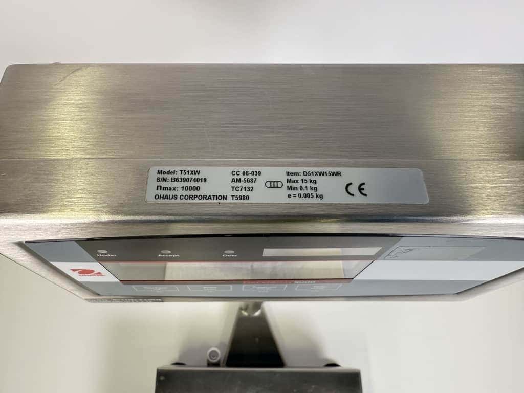 Ohaus Defender 5000 XtremeW Scale, image 4