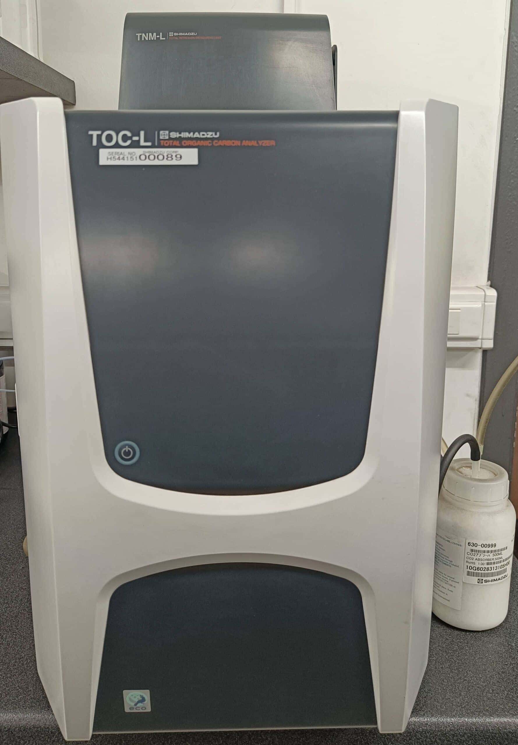 Shimadzu Total Organic Carbon Analyser + Total Nitrogen unit
