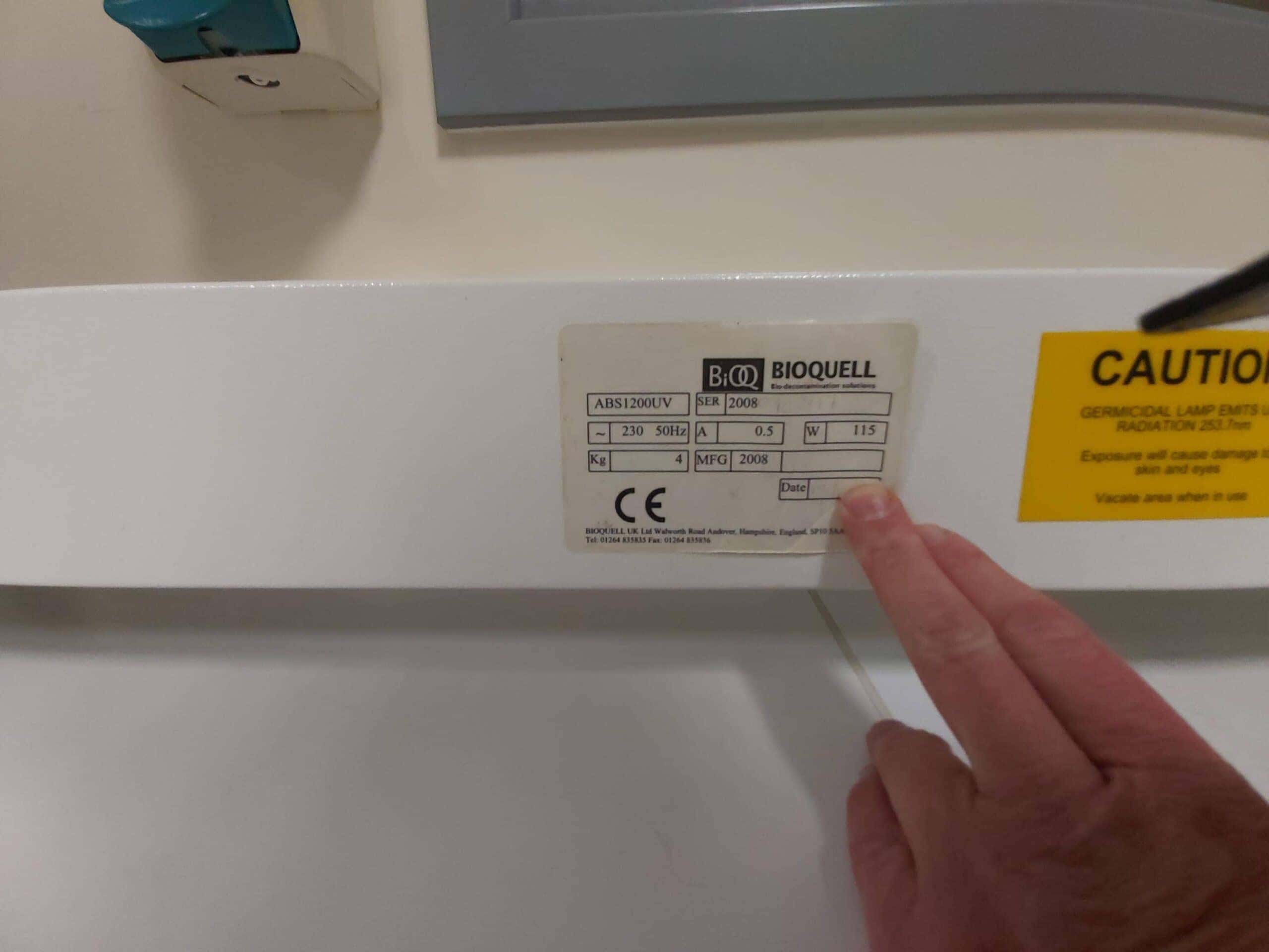BioQuell Microflow ABS1200UV Downflow Cabinet, image 4