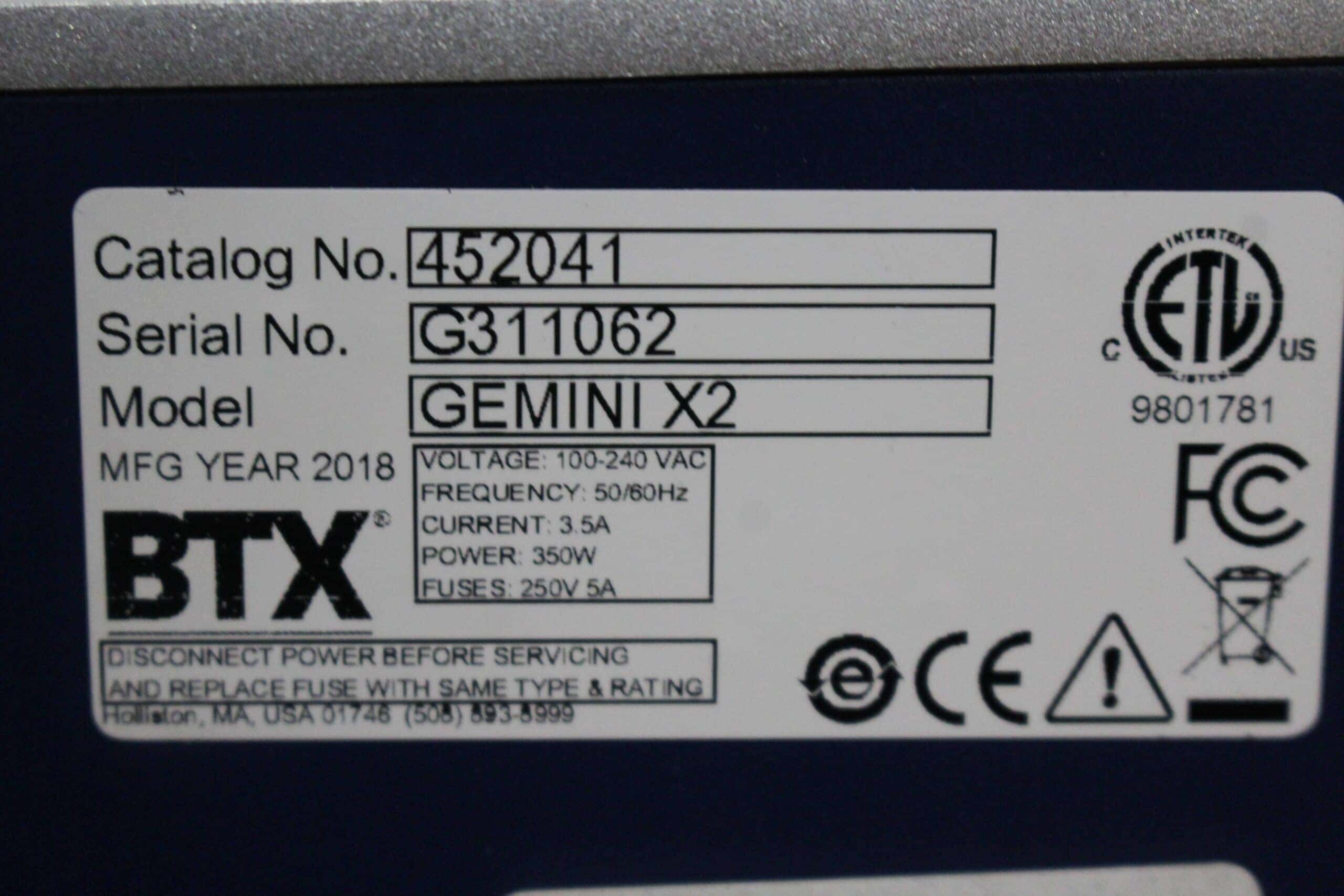 BTX Gemini X2 Twin Wave Electroporator, image 3