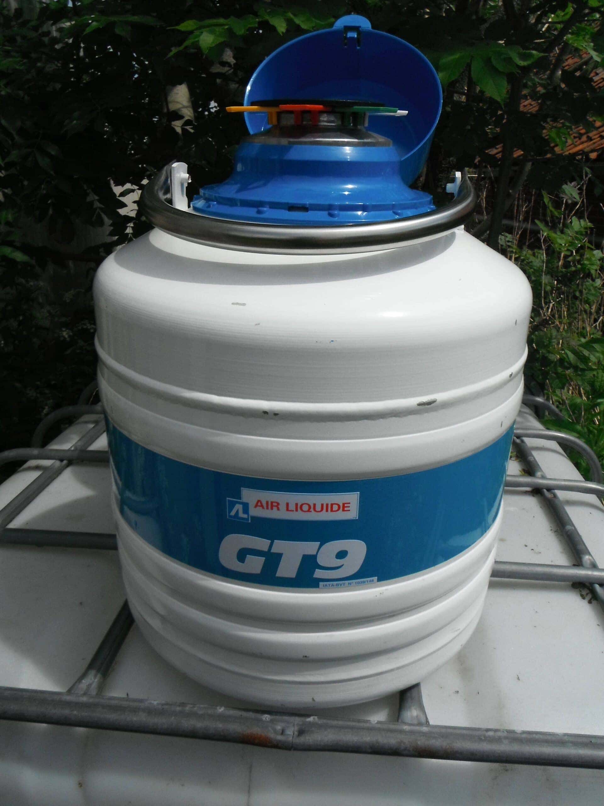 Air Liquide Liquid Nitrogen Container