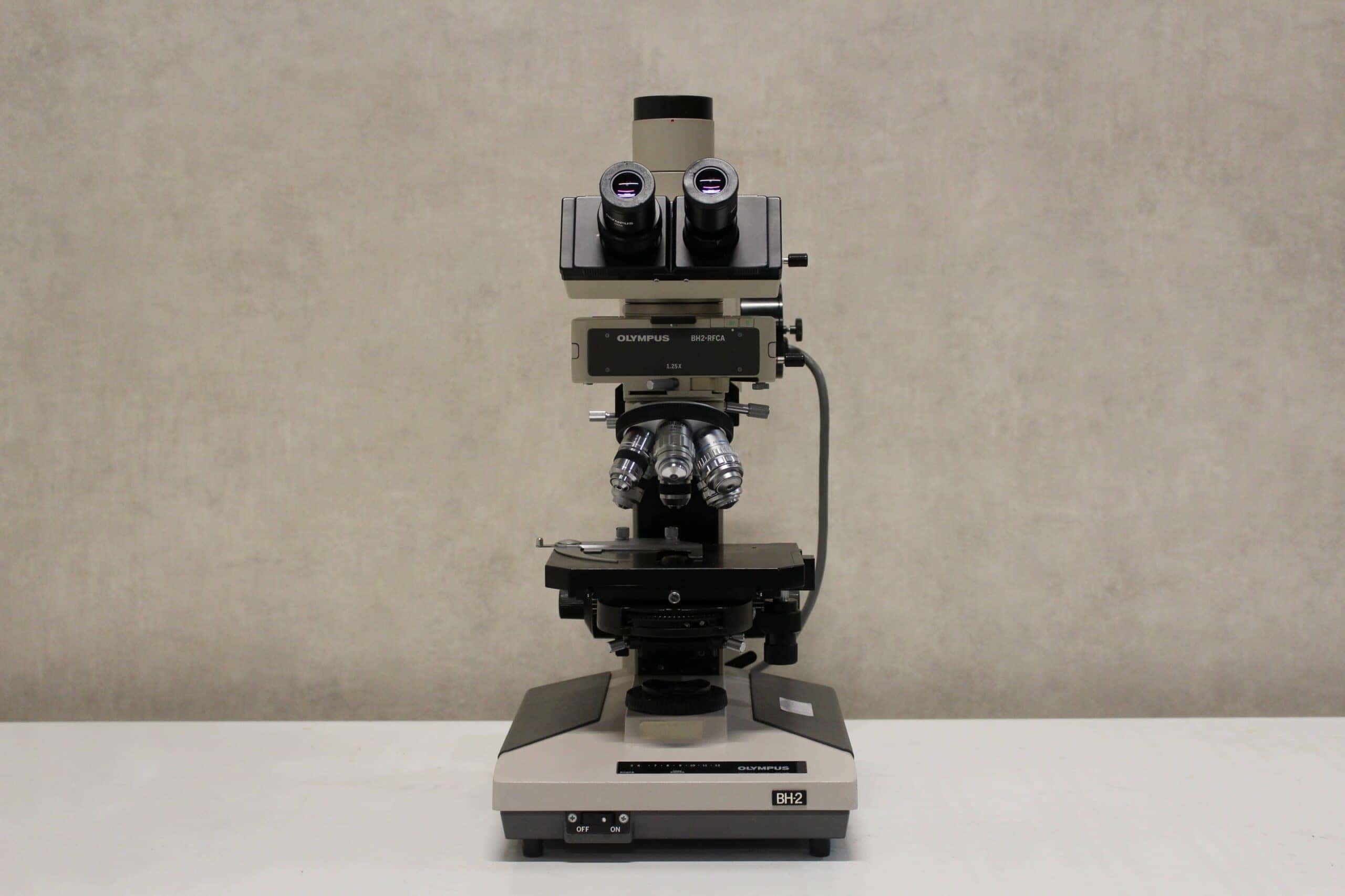 Olympus BH2-RFCA Trinocular Fluorescence Microscope