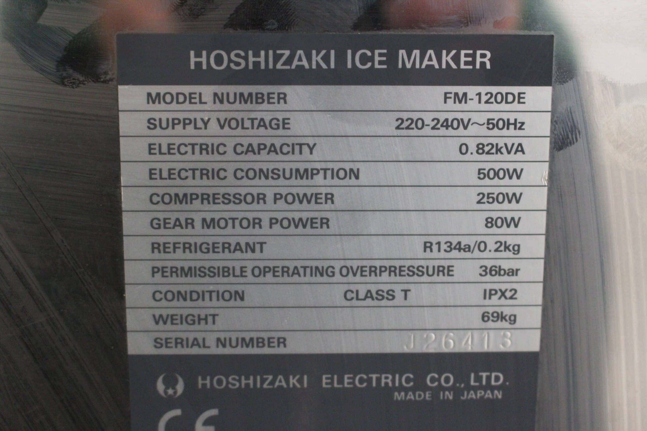 Hoshizaki FM-120DE Ice Flake Machine, image 3