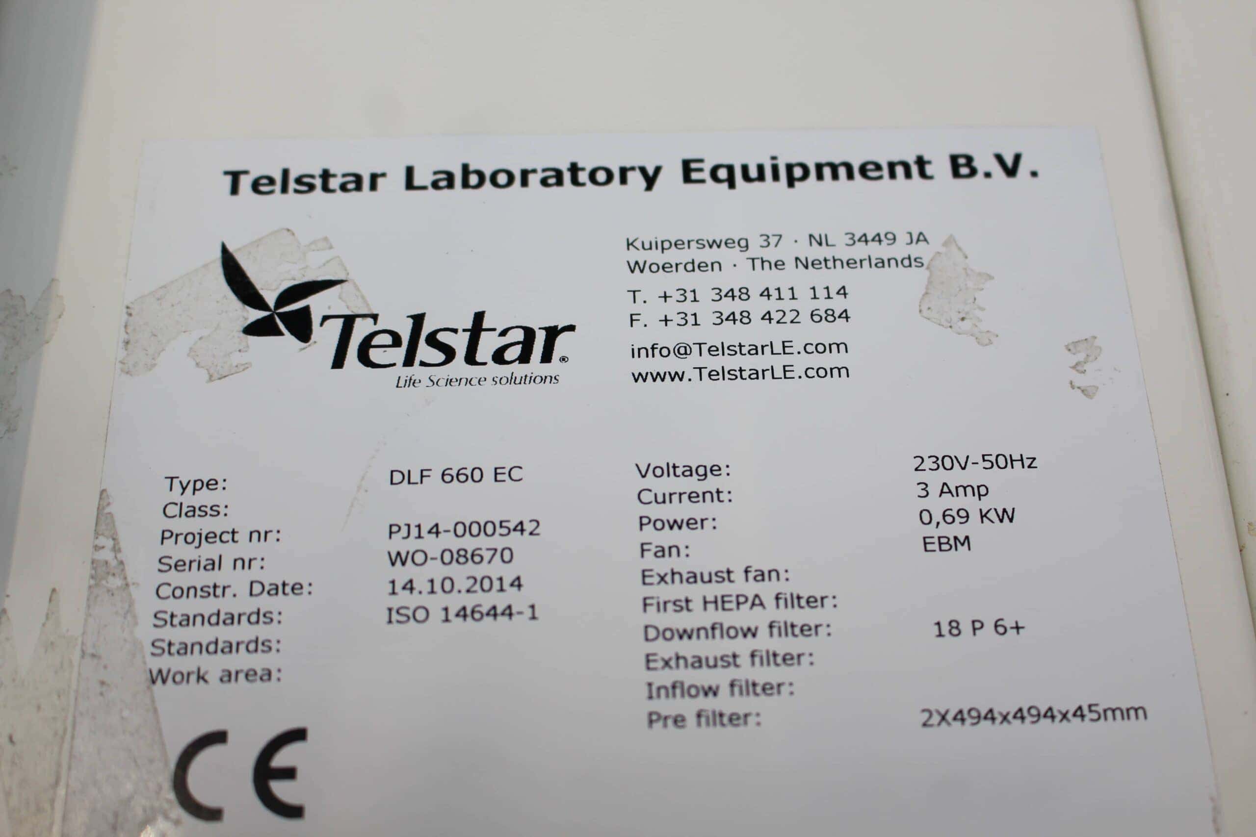 Telstar DLF 660 EC Downflow Cabinet, image 4