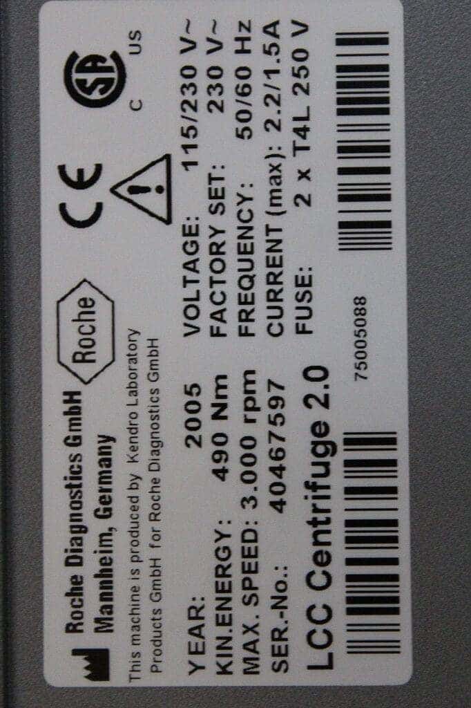 Roche LightCycler 1.5 PCR System + Roche LC Carousel 2.0 Centrifuge, image 4