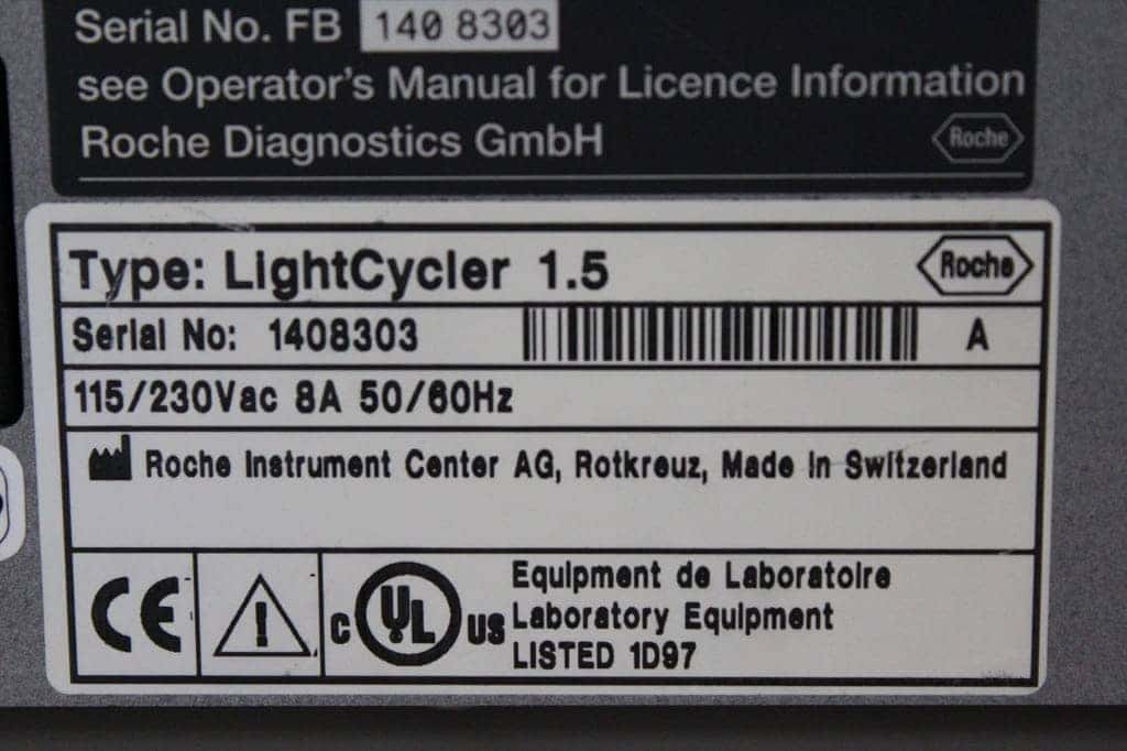 Roche LightCycler 1.5 PCR System + Roche LC Carousel 2.0 Centrifuge, image 5