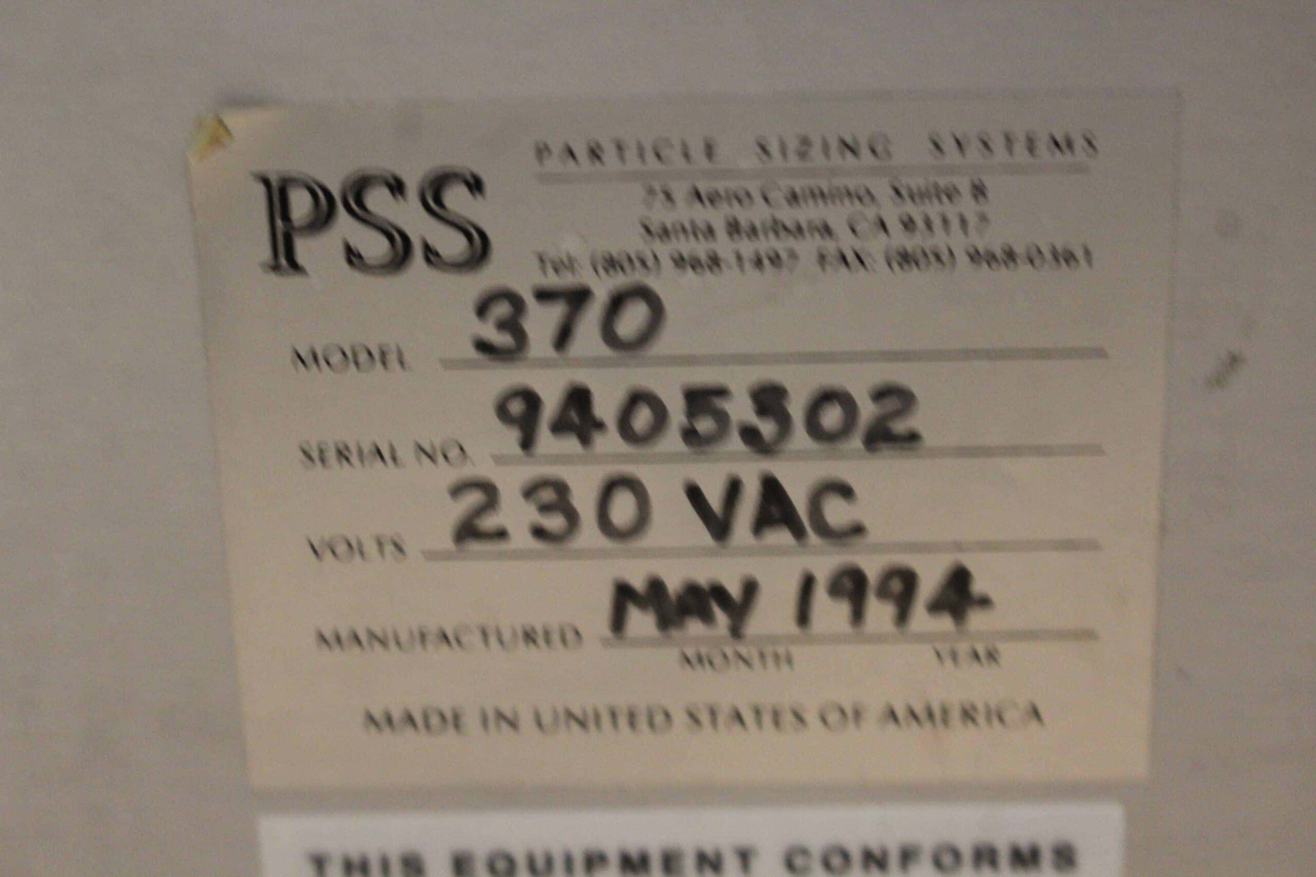 Nicomp Model 370 Autodilute Submicron Particle Sizer, image 4