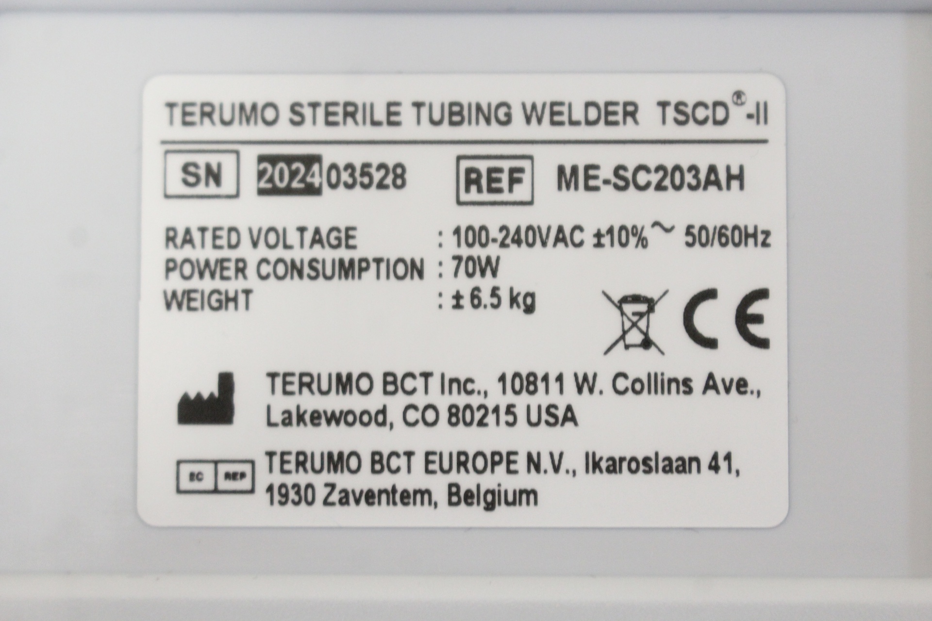 Terumo TSCD-II Sterile Tubing Welder, image 4