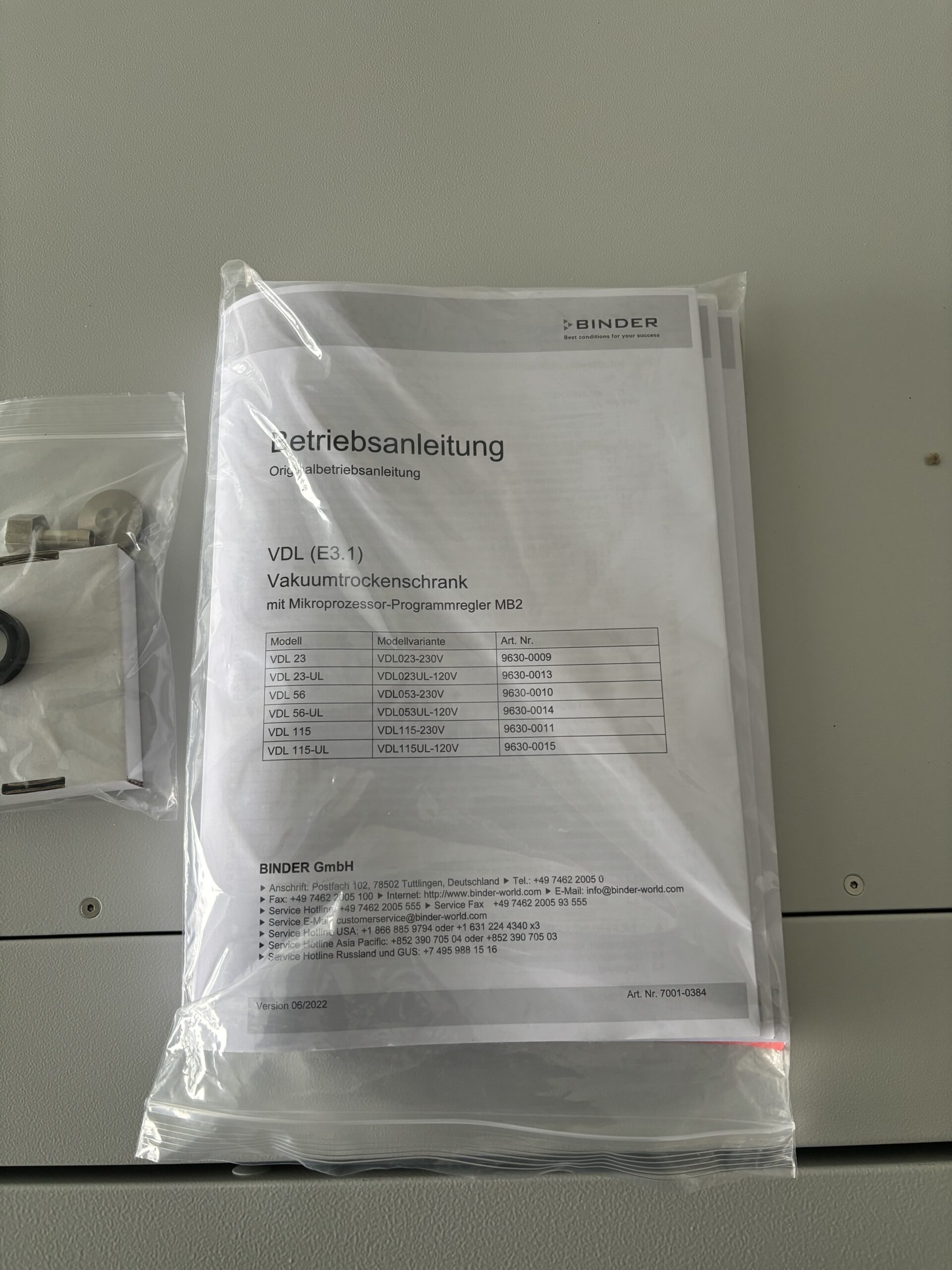 Binder VDL 115 Vacuum Drying Oven (ATEX), image 5