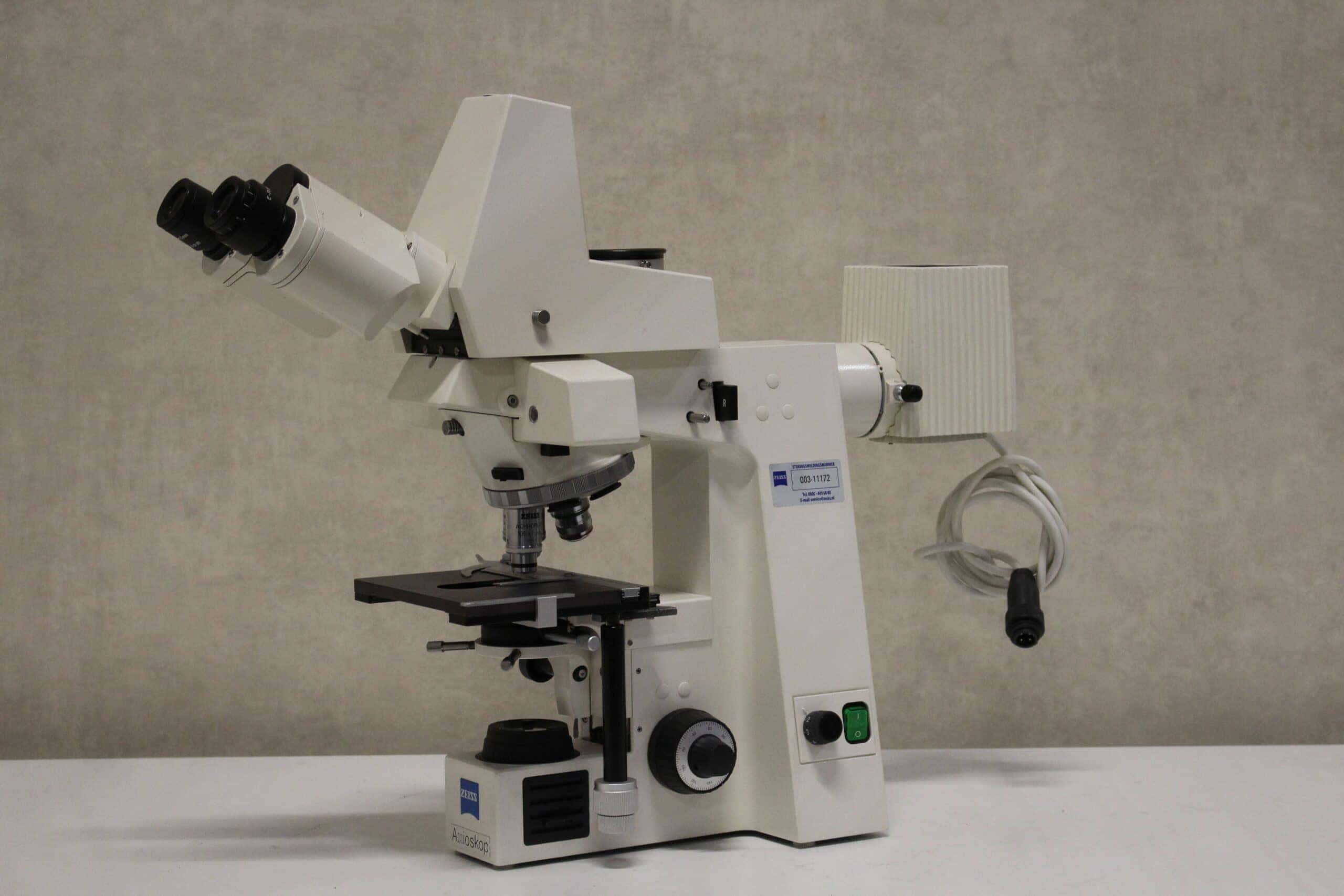 Zeiss Axioskop 20 Trinocular Fluorescence Microscope, image 2