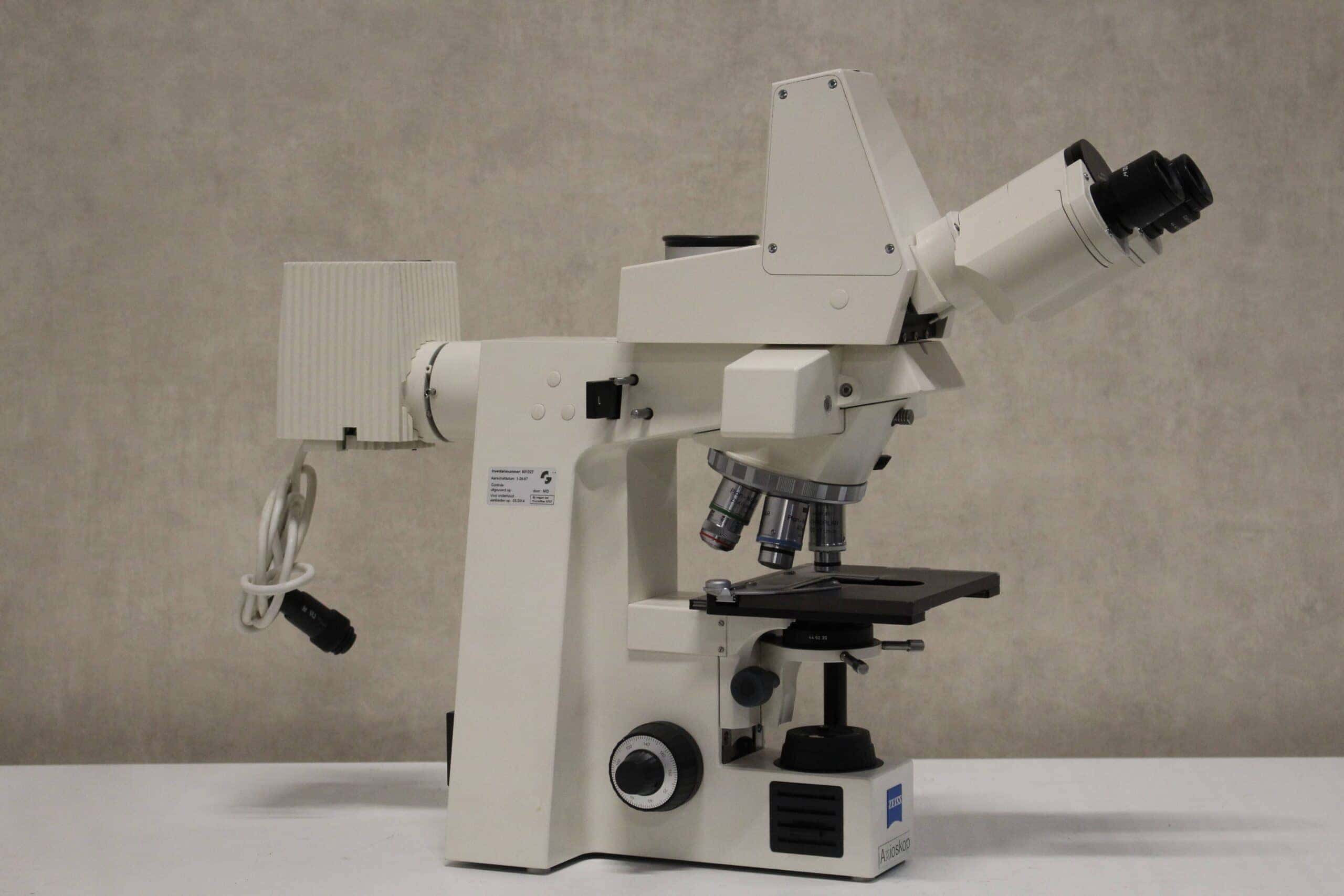 Zeiss Axioskop 20 Trinocular Fluorescence Microscope, image 3