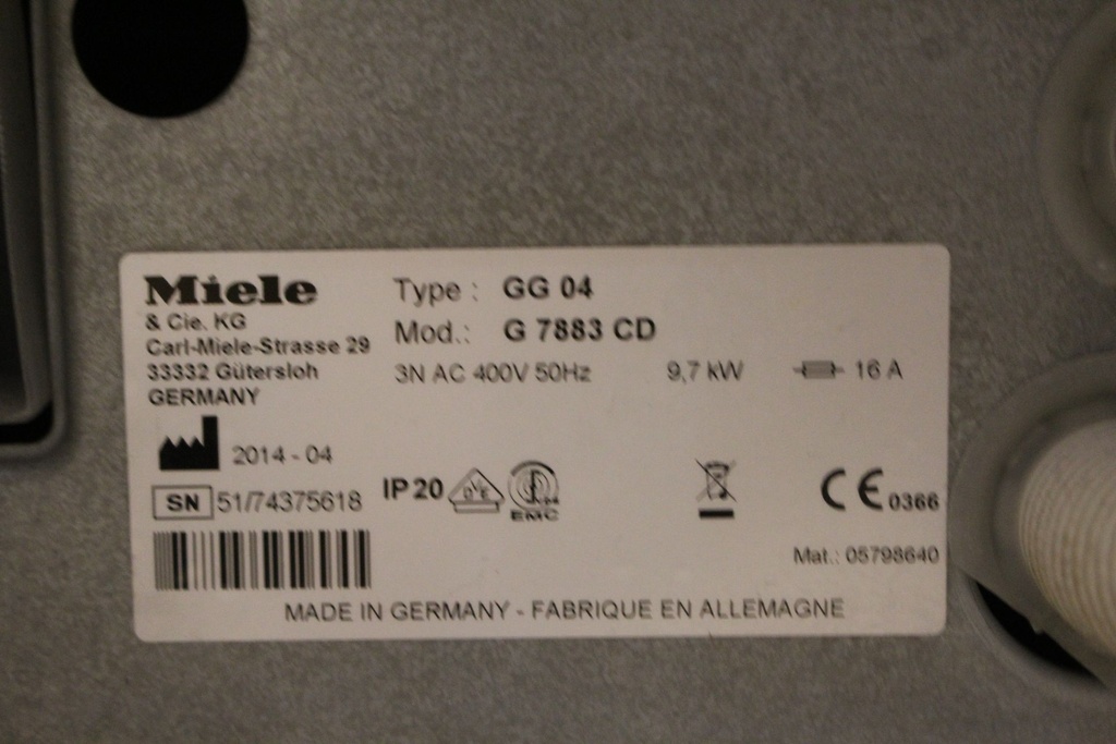 Miele G7883 CD Cleaning/Disinfection Machine, image 4