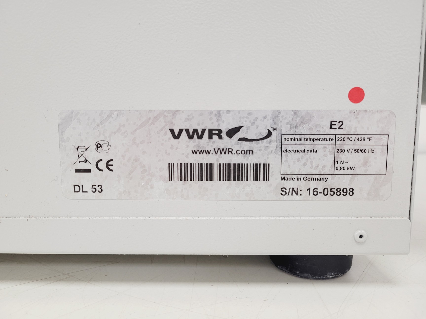 VWR DL 53 Drying Oven, image 4