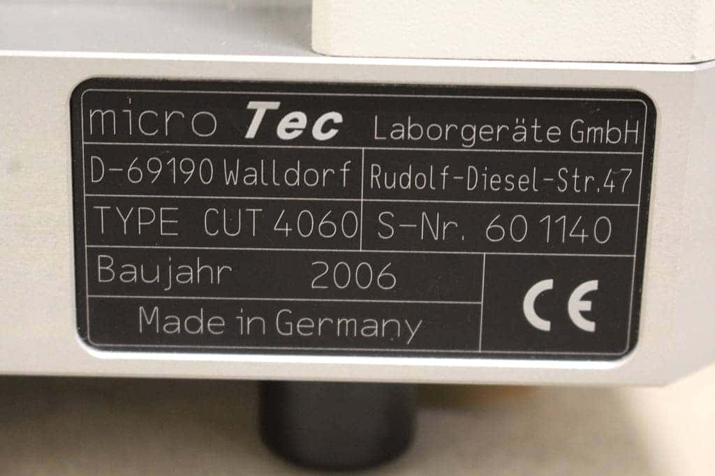 Micro-Tec CUT 4060 Rotary Microtome, image 4