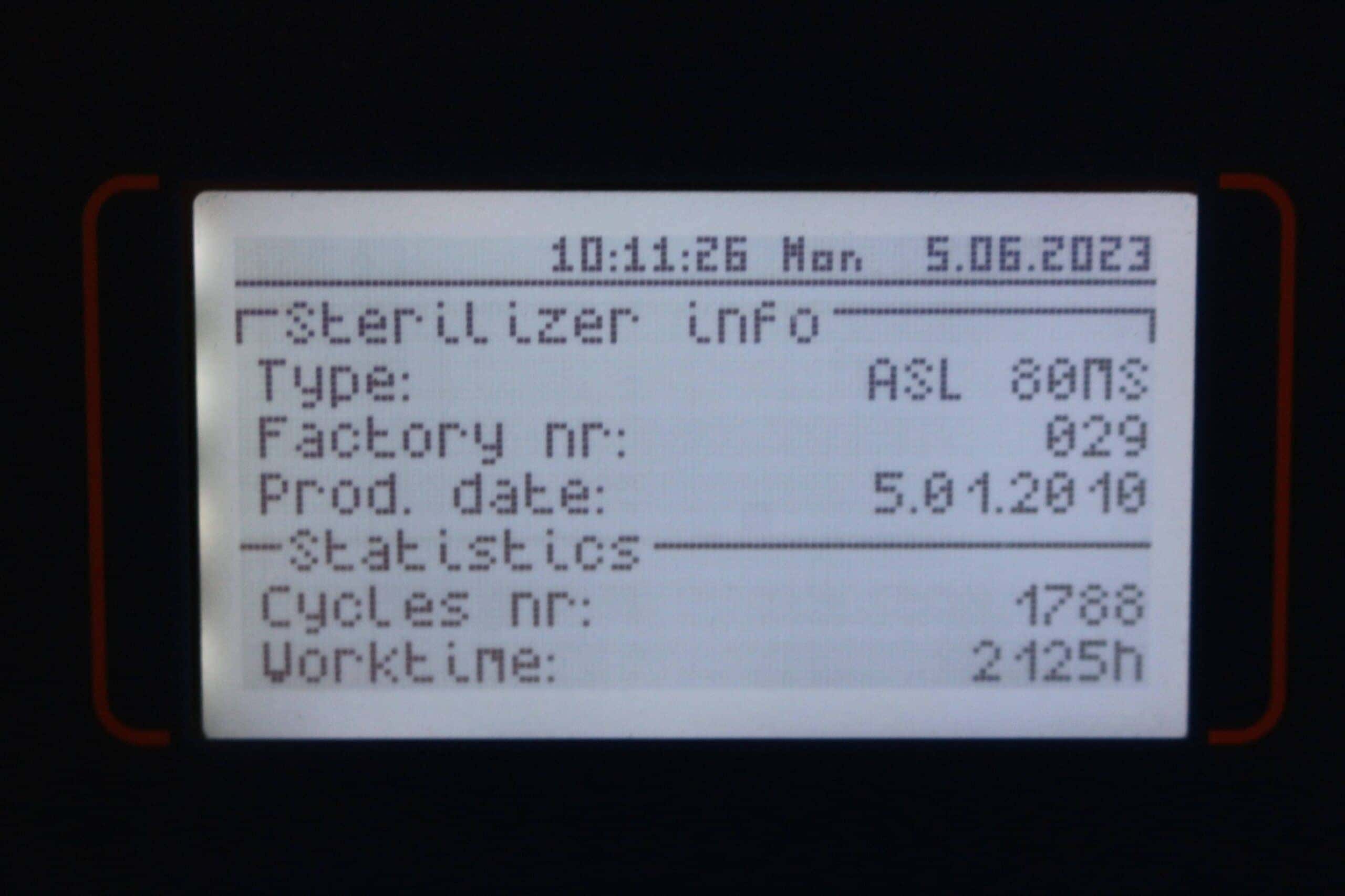 SMS ASL 80 Steam Sterilizer, image 7