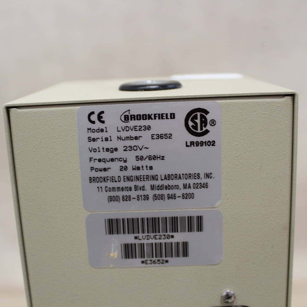 Brookfield DV-E model LVDVE Viscometer, image 6